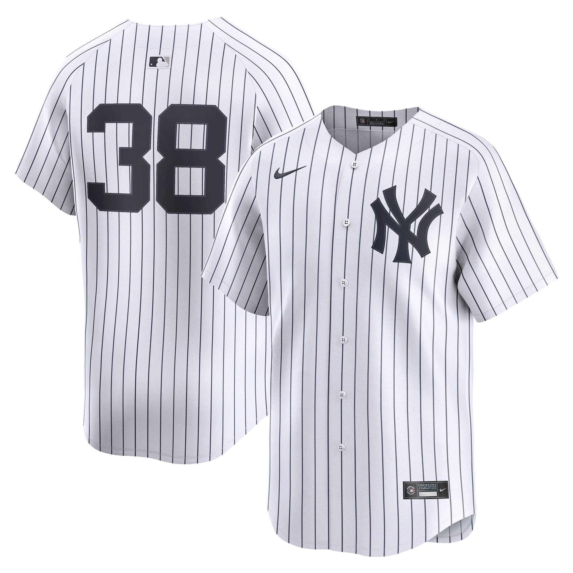New York Yankees Devin Williams White Home Limited Player MLB Jersey Men's