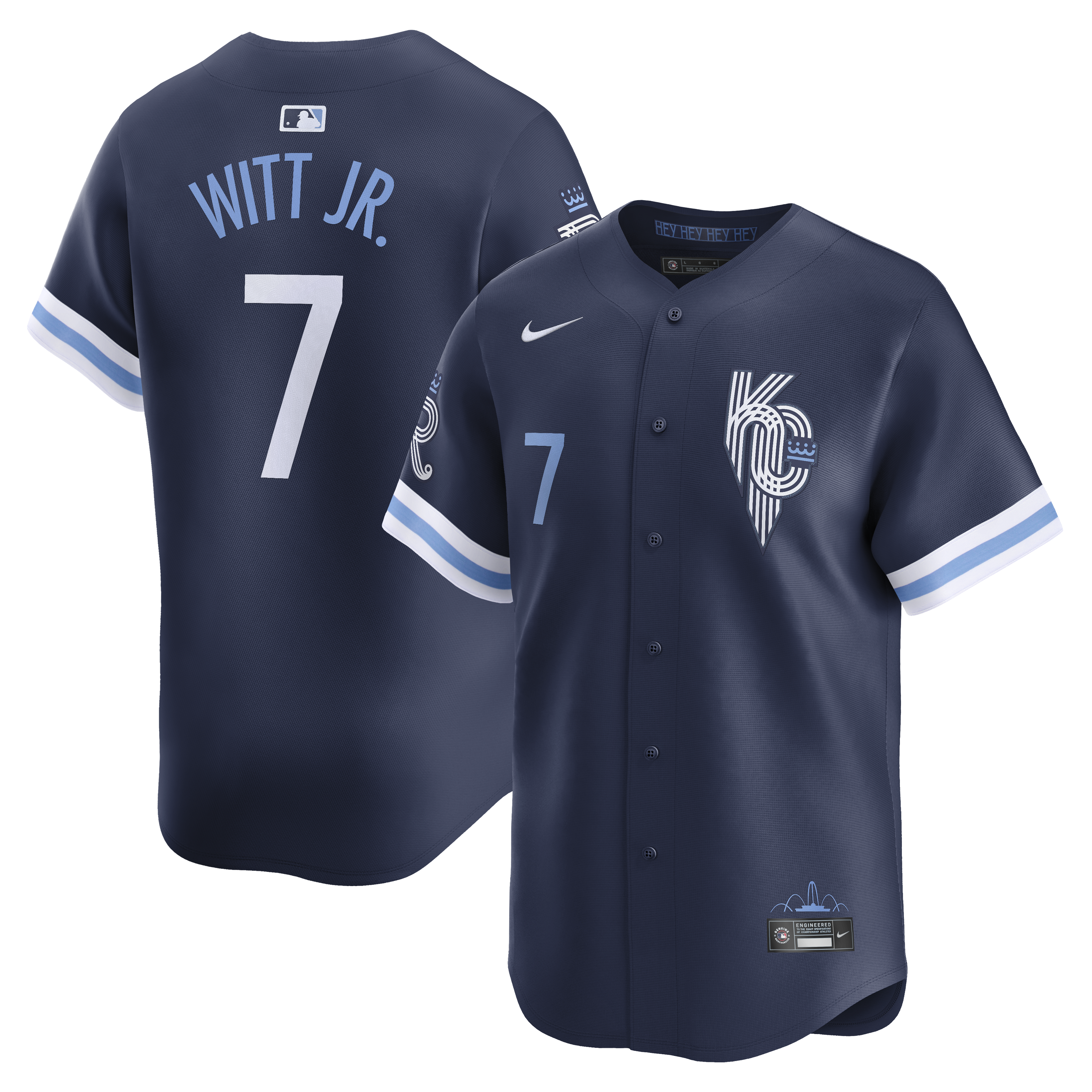 Kansas City Royals Bobby Witt Jr. Navy City Connect Limited MLB Jersey Men's