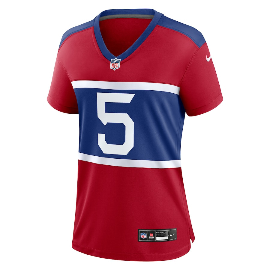 Kayvon Thibodeaux 5 New York Giants Alternate Player Game Century Red NFL Jersey Women's