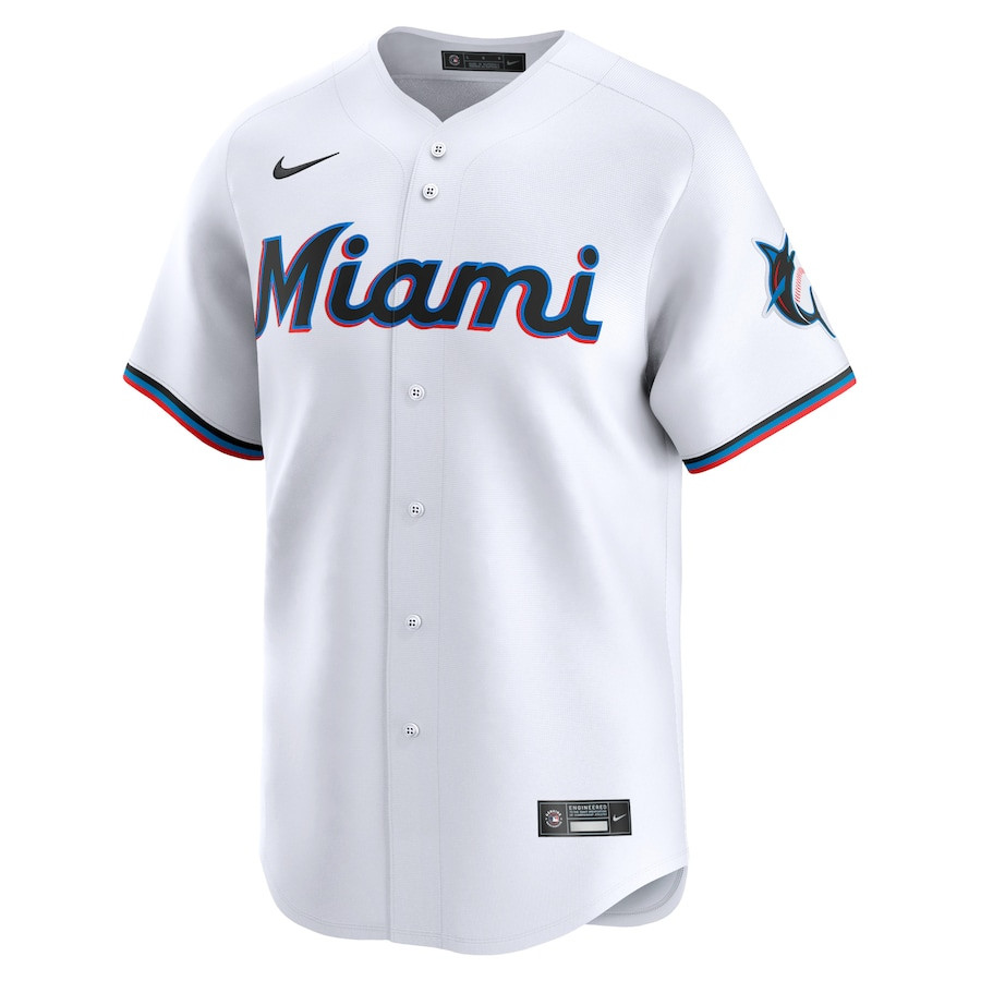 Jazz Chisholm Jr. 2 Miami Marlins Home Limited Player White MLB Jersey Men's