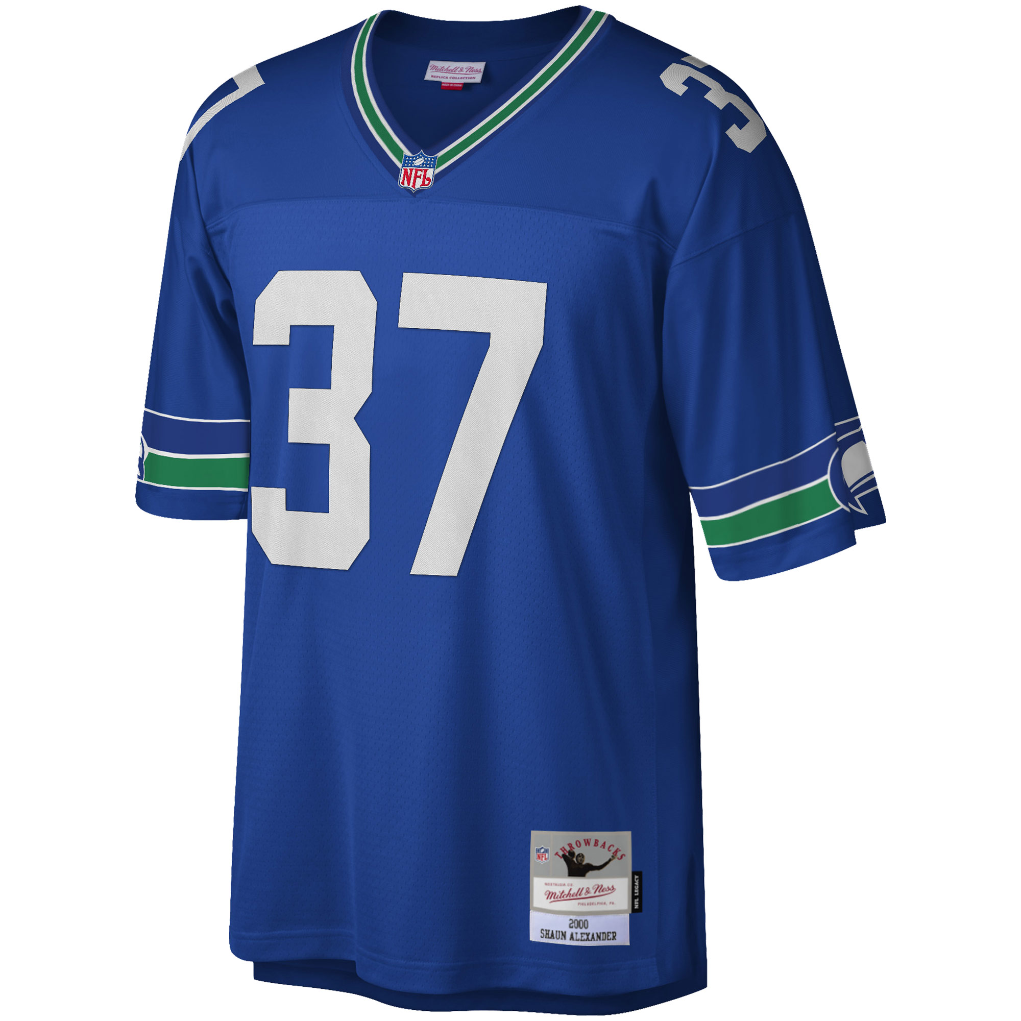 Seattle Seahawks Shaun Alexander Mitchell Ness Royal Legacy NFL Jersey Men's