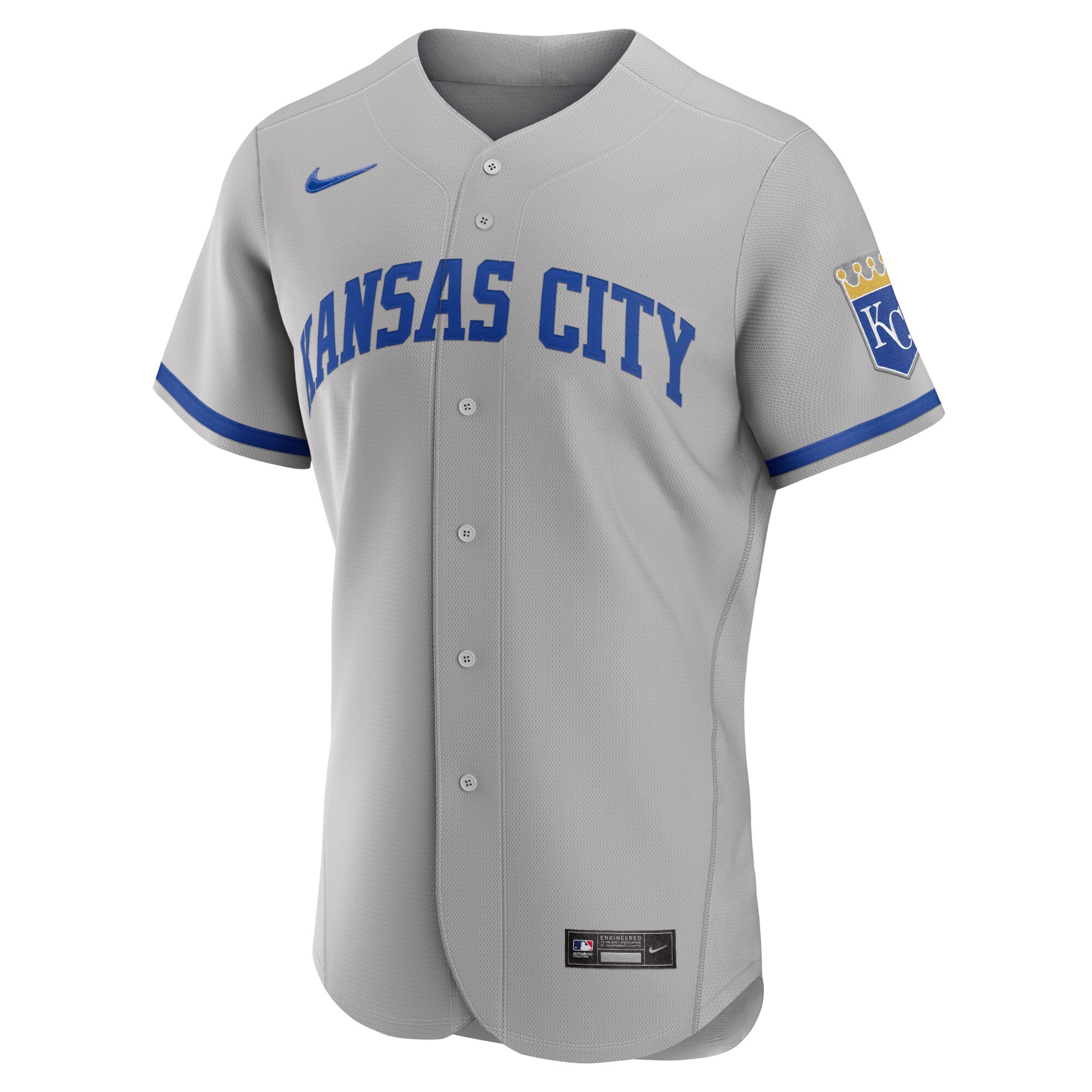 Kansas City Royals Gray 2022 Road MLB Jersey Men's