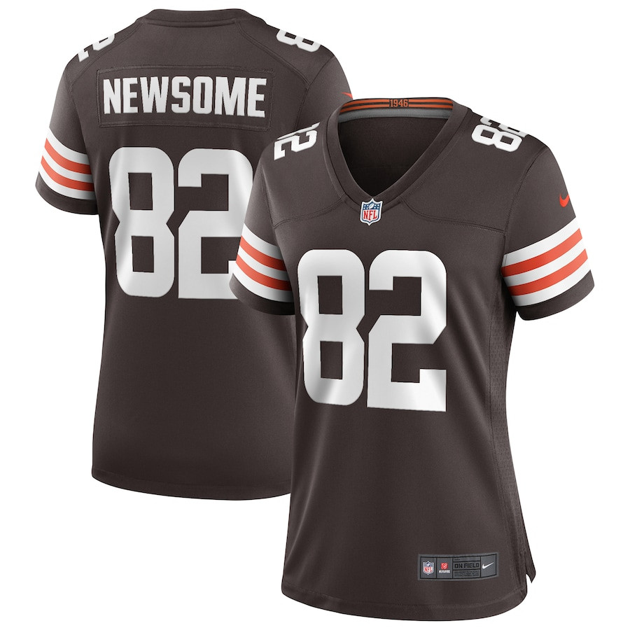 Ozzie Newsome 82 Cleveland Browns Game Retired Brown NFL Jersey Women's