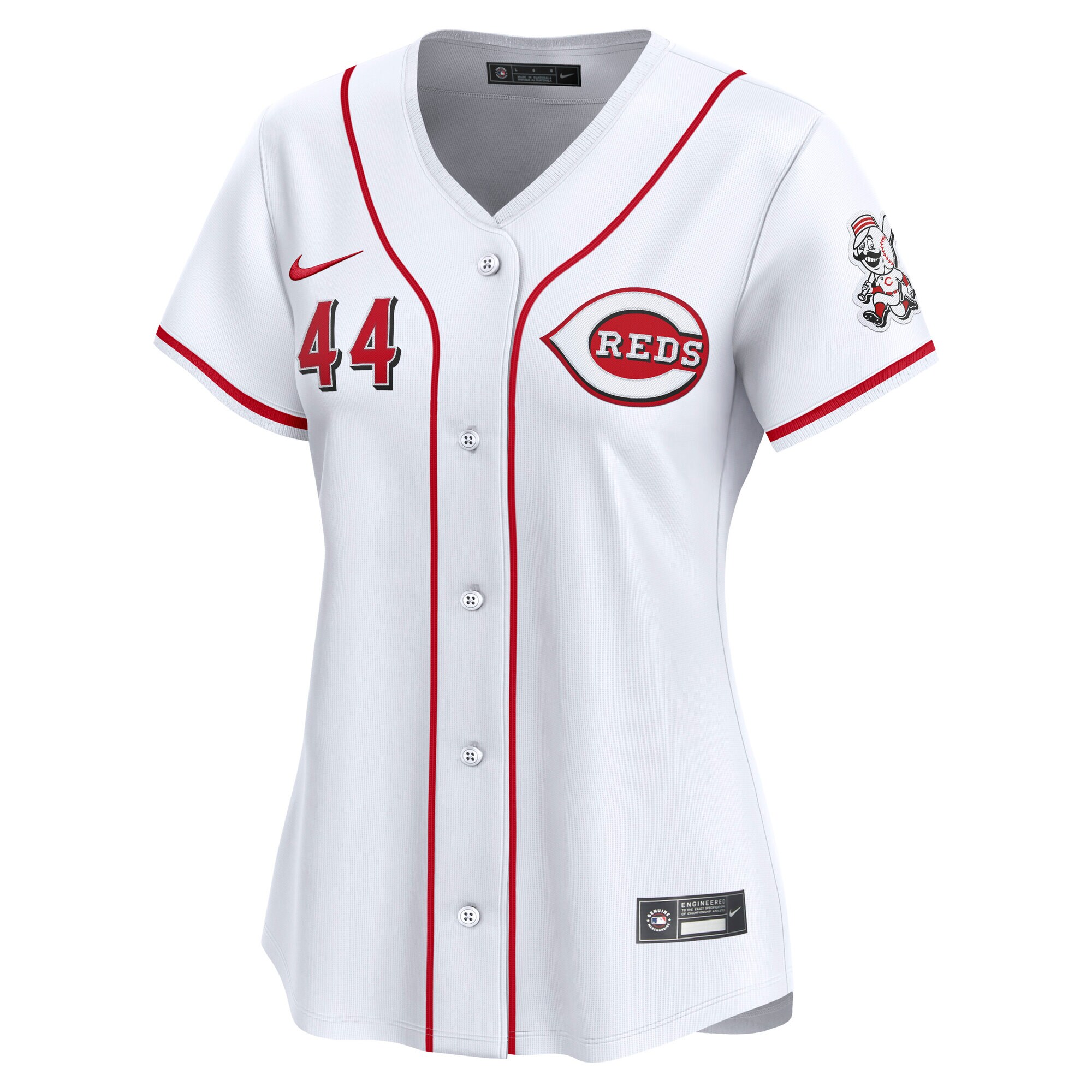 Cincinnati Reds Elly De La Cruz White Home Limited Player MLB Jersey Women's