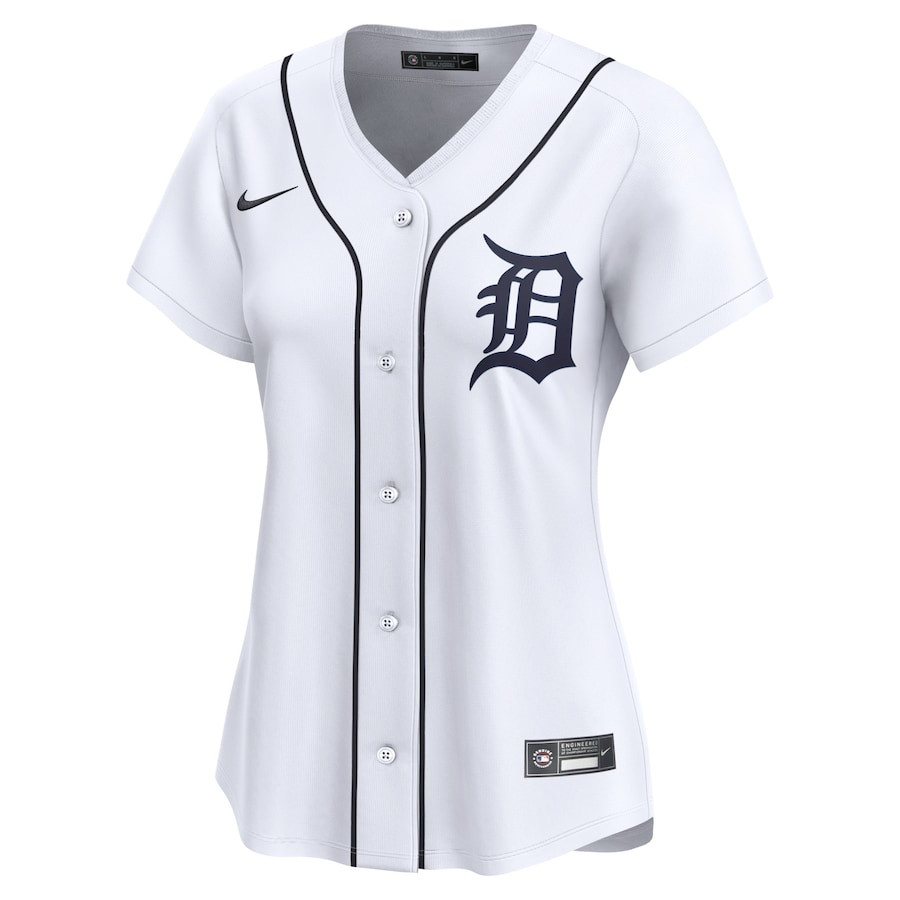 Detroit Tigers Home Limited White MLB Jersey Women's