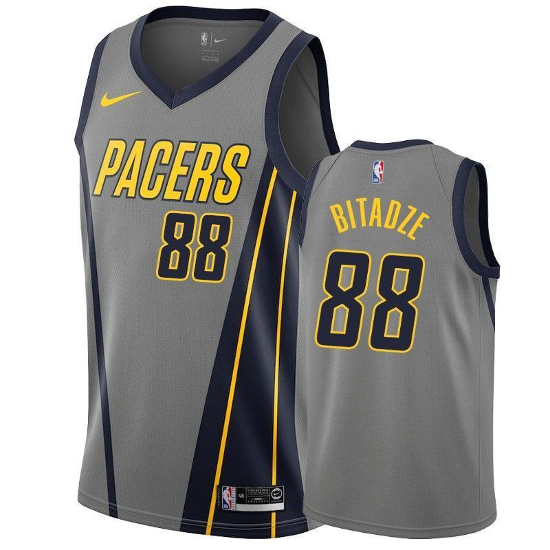 Indiana Pacers Goga Bitadze 88 City NBA Jersey Men's