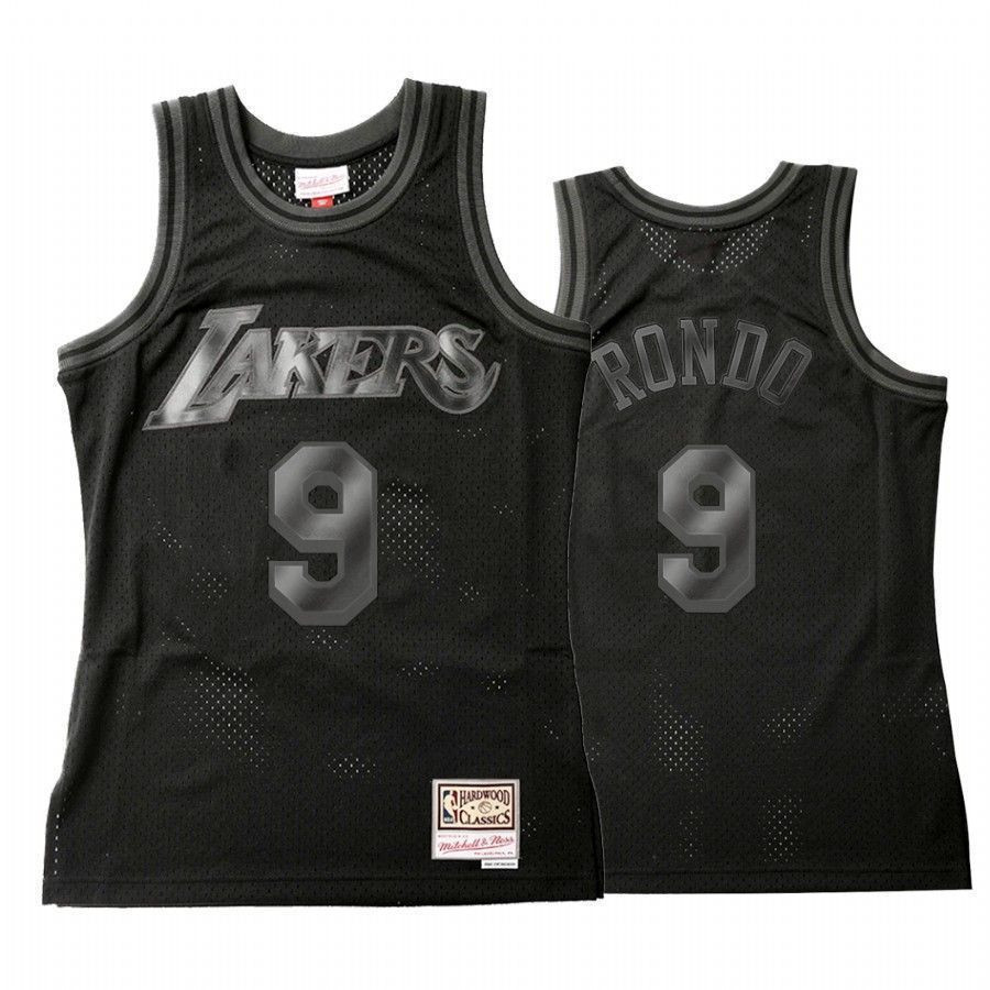 Los Angeles Lakers Rajon Rondo 9 Throwback Tonal NBA Jersey Men's
