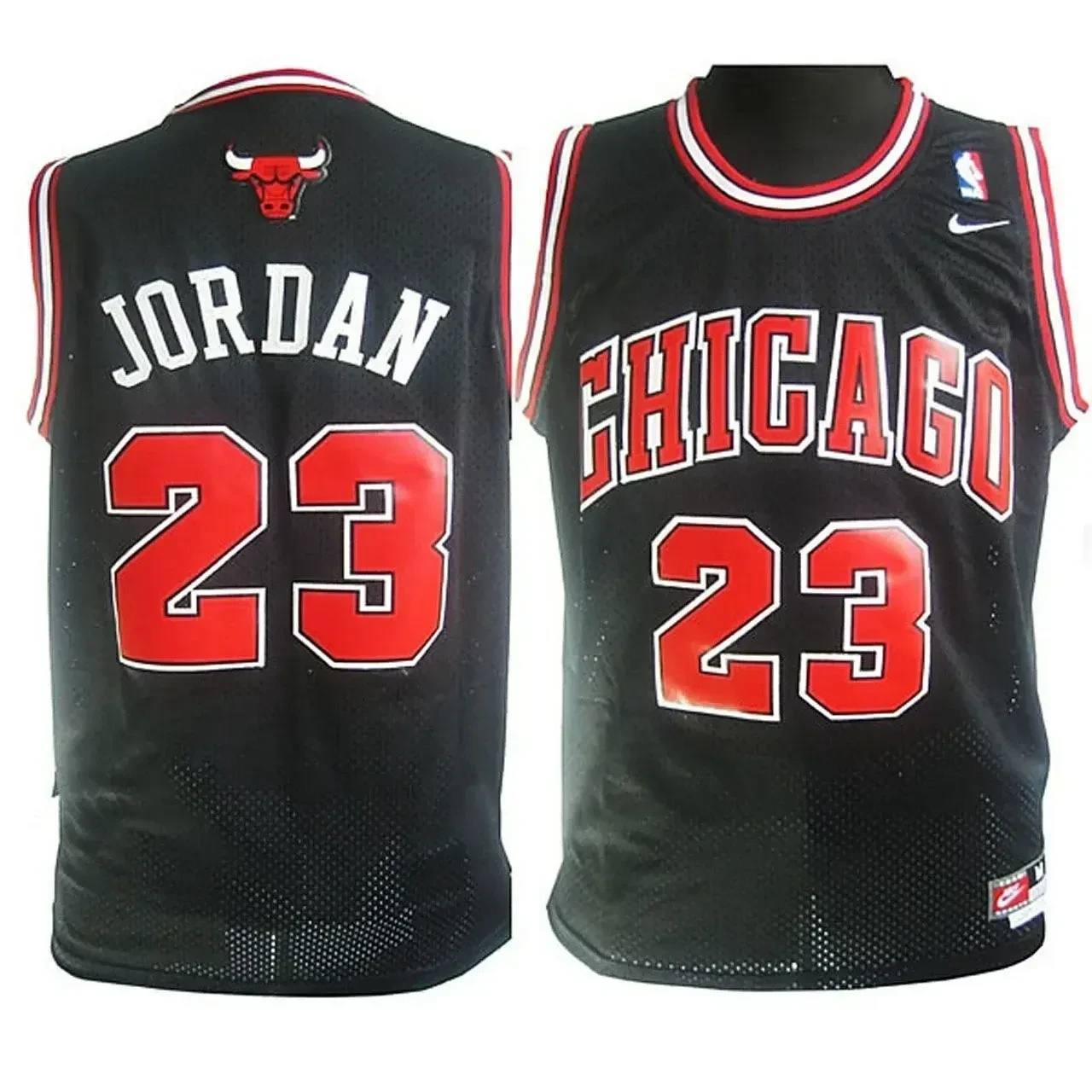 Michael Jordan Chicago Bulls 23 Soul Swingman Black NBA Jersey Youth