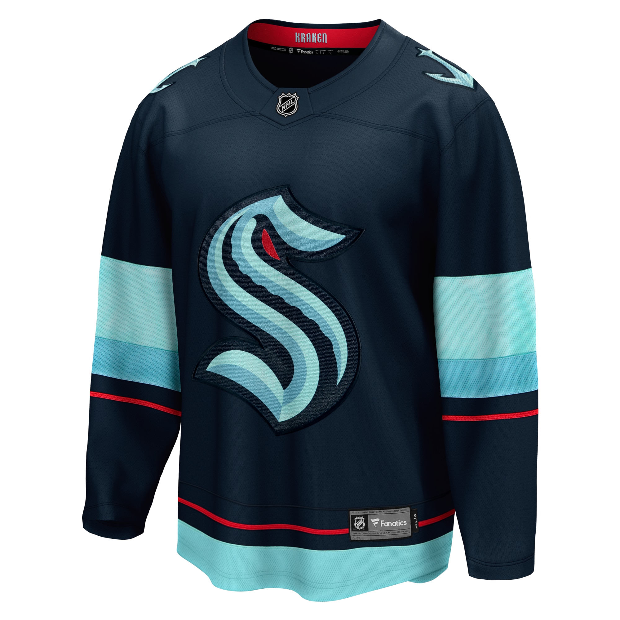 Seattle Kraken Deep Sea Blue Home Breakaway NHL Jersey Men's