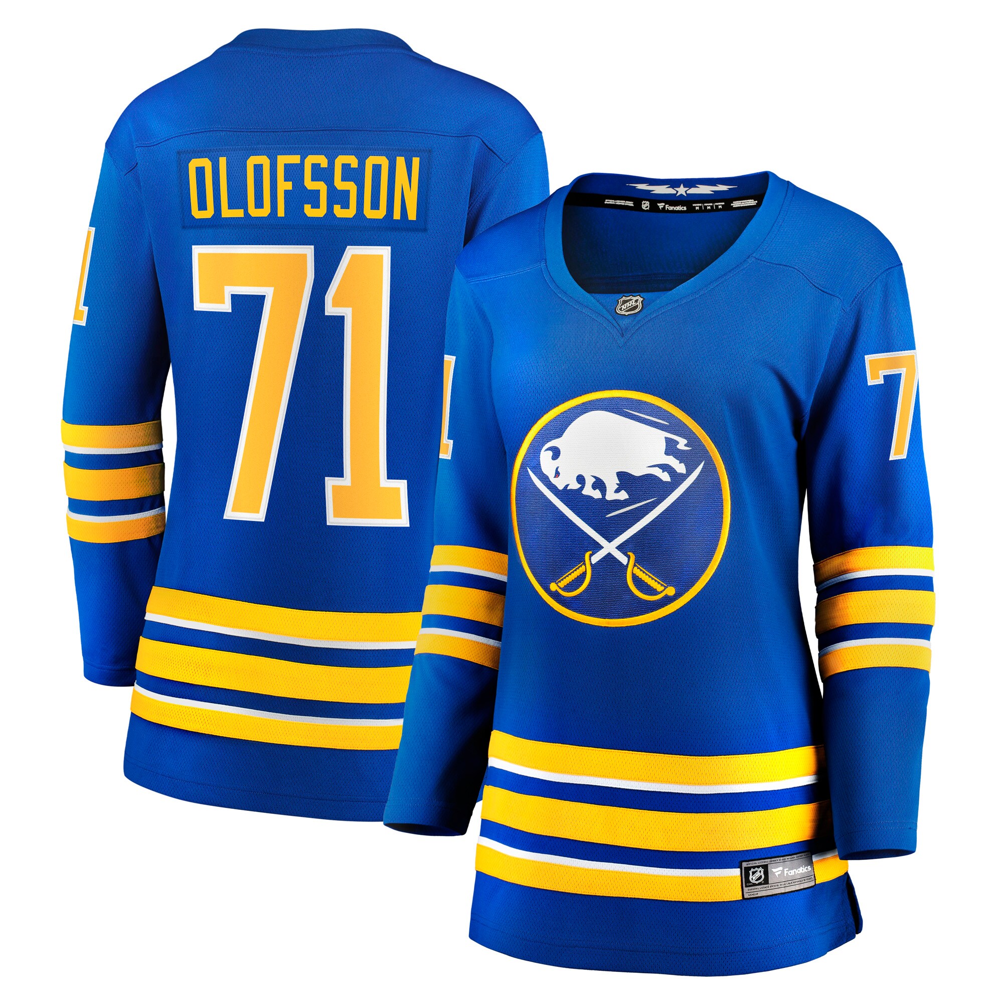 Buffalo Sabres Victor Olofsson Royal Breakaway Player NHL Jersey Women's