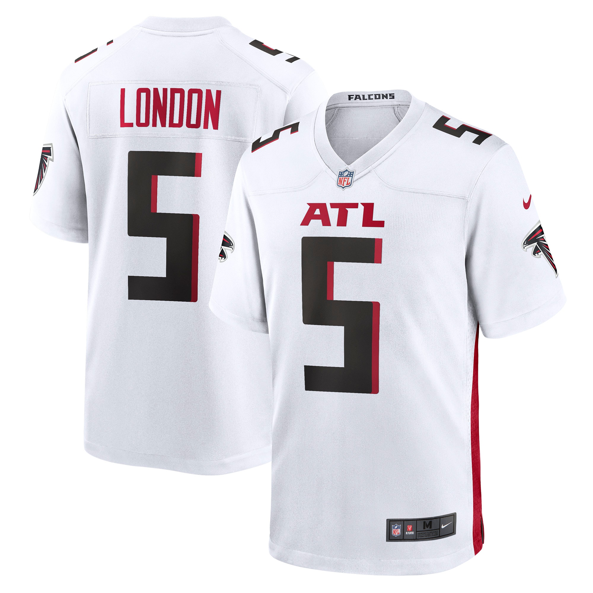 Atlanta Falcons Drake London White Away Game Player NFL Jersey Men's