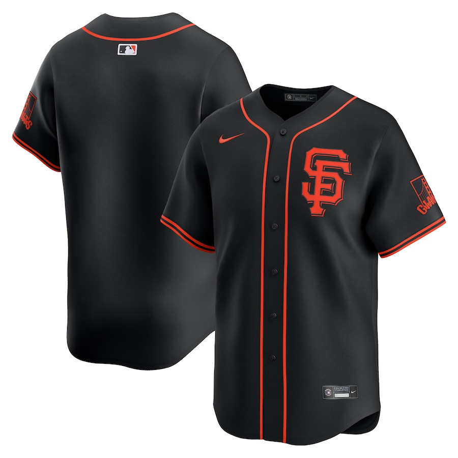 San Francisco Giants Alternate Limited Black MLB Jersey Men's