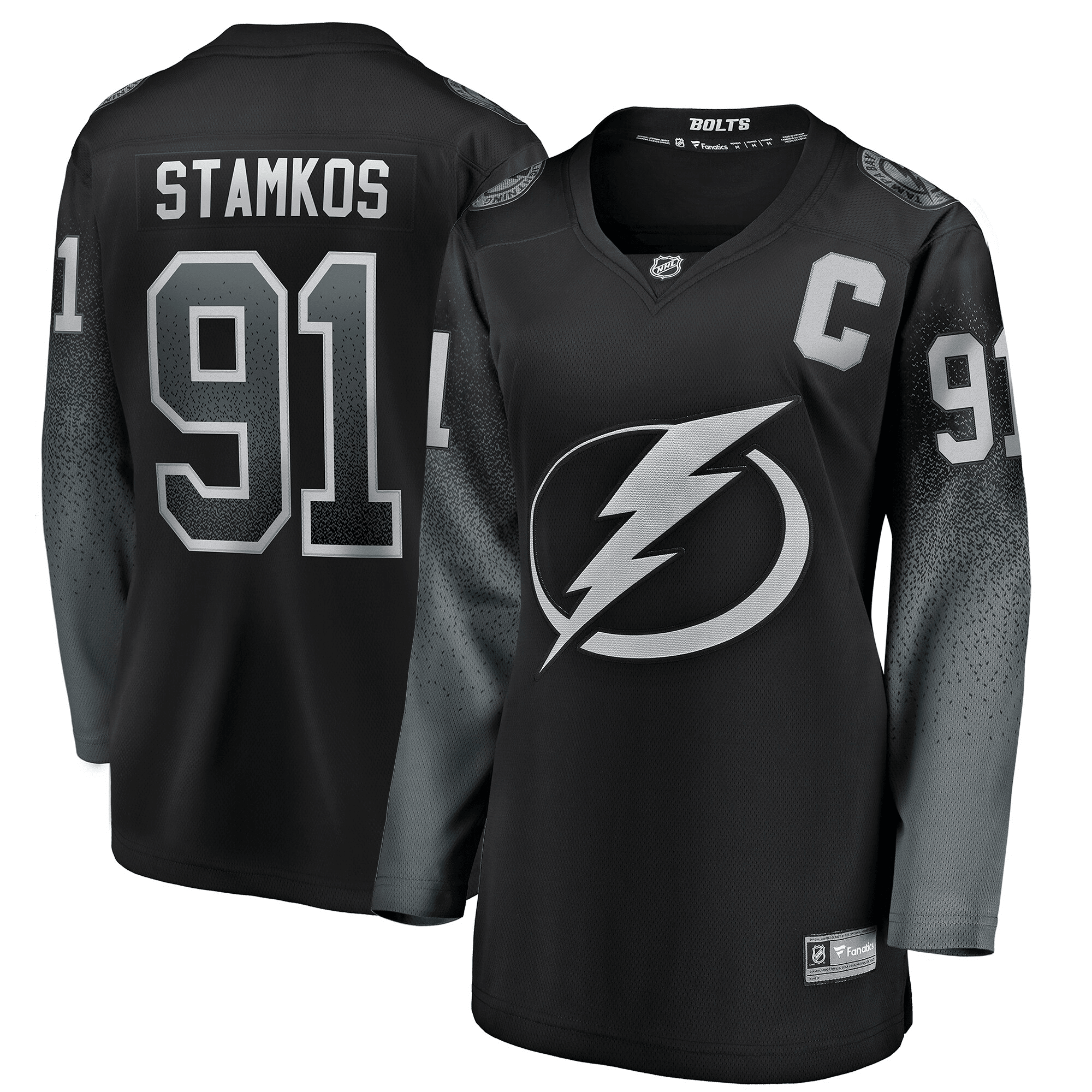 Steven Stamkos Black Tampa Bay Lightning Alternate Breakaway Player NHL Jersey Women's
