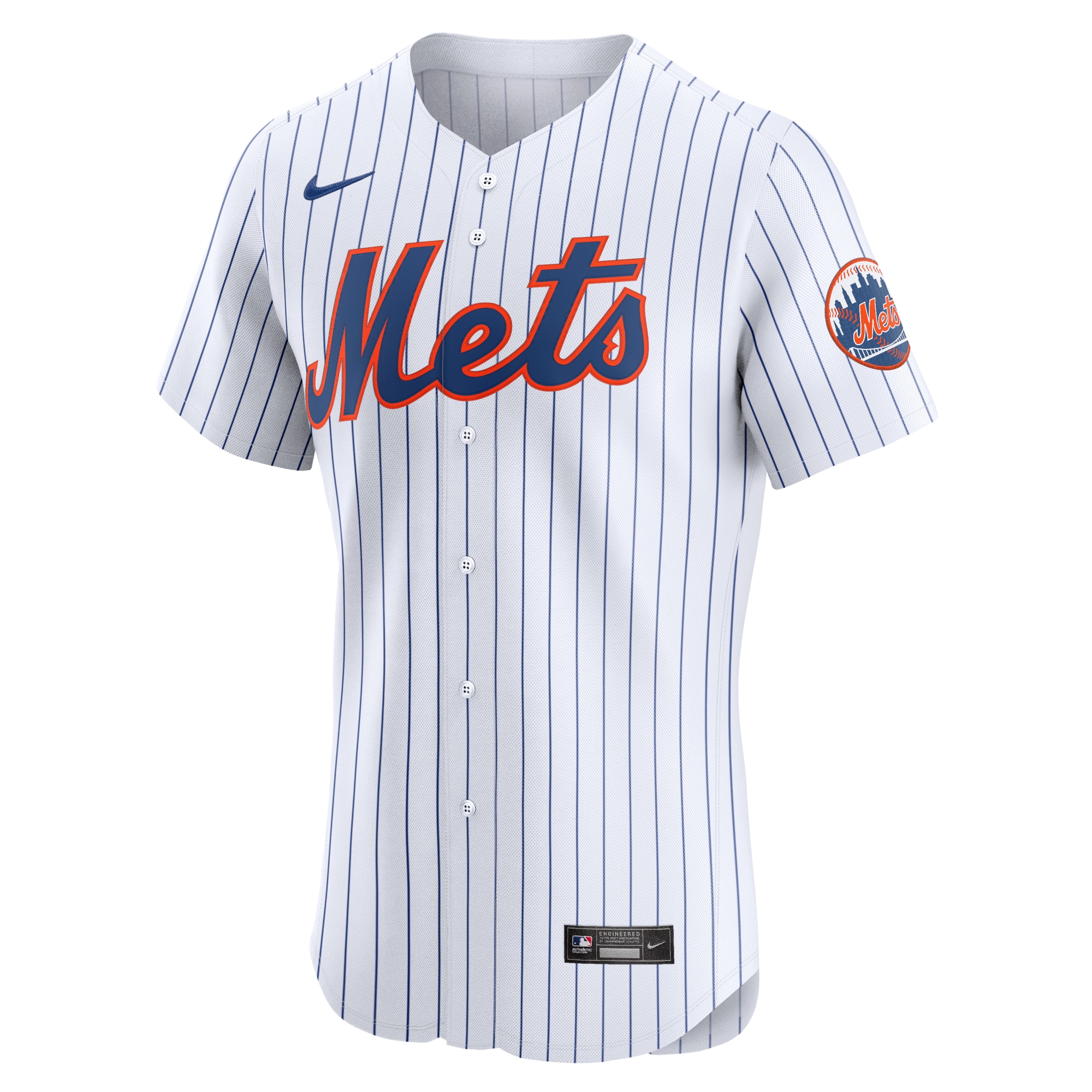 New York Mets White Home Elite MLB Jersey Men's
