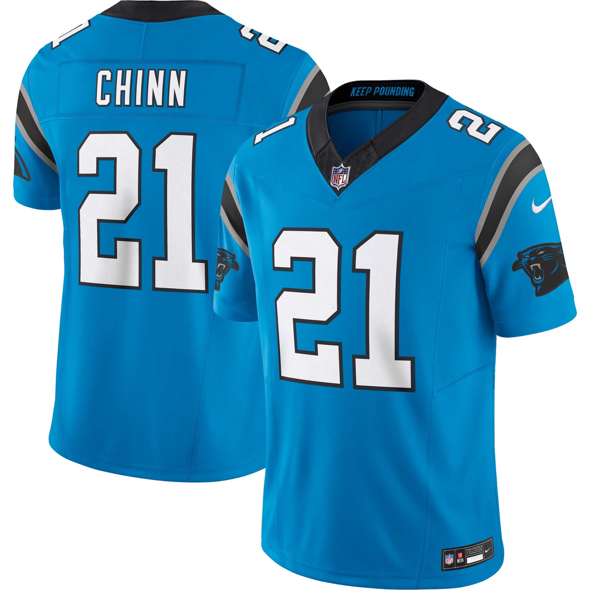 Carolina Panthers Jeremy Chinn Blue Vapor F.U.S.E. Limited NFL Jersey Men's