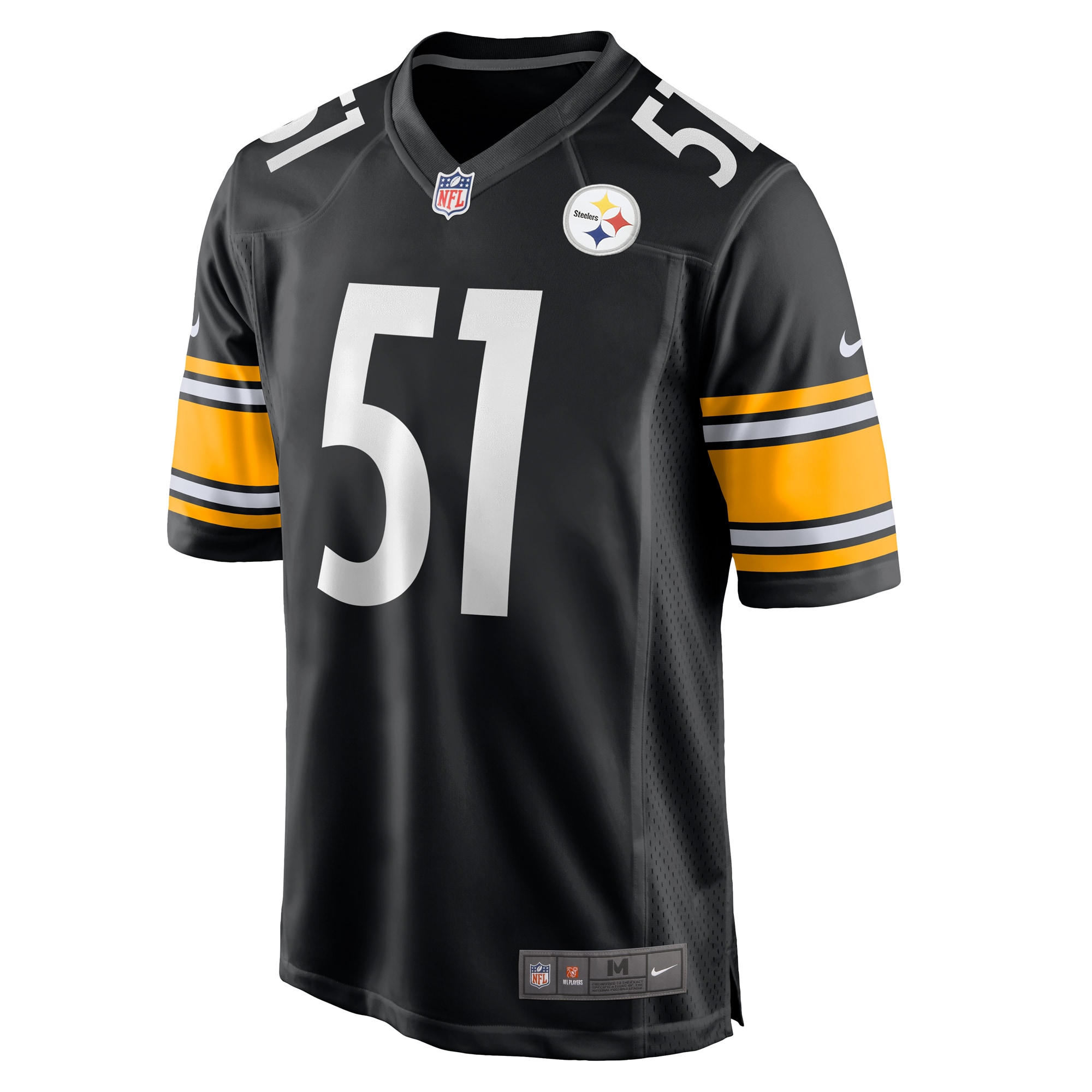Pittsburgh Steelers Nick Herbig Black Game NFL Jersey Men's