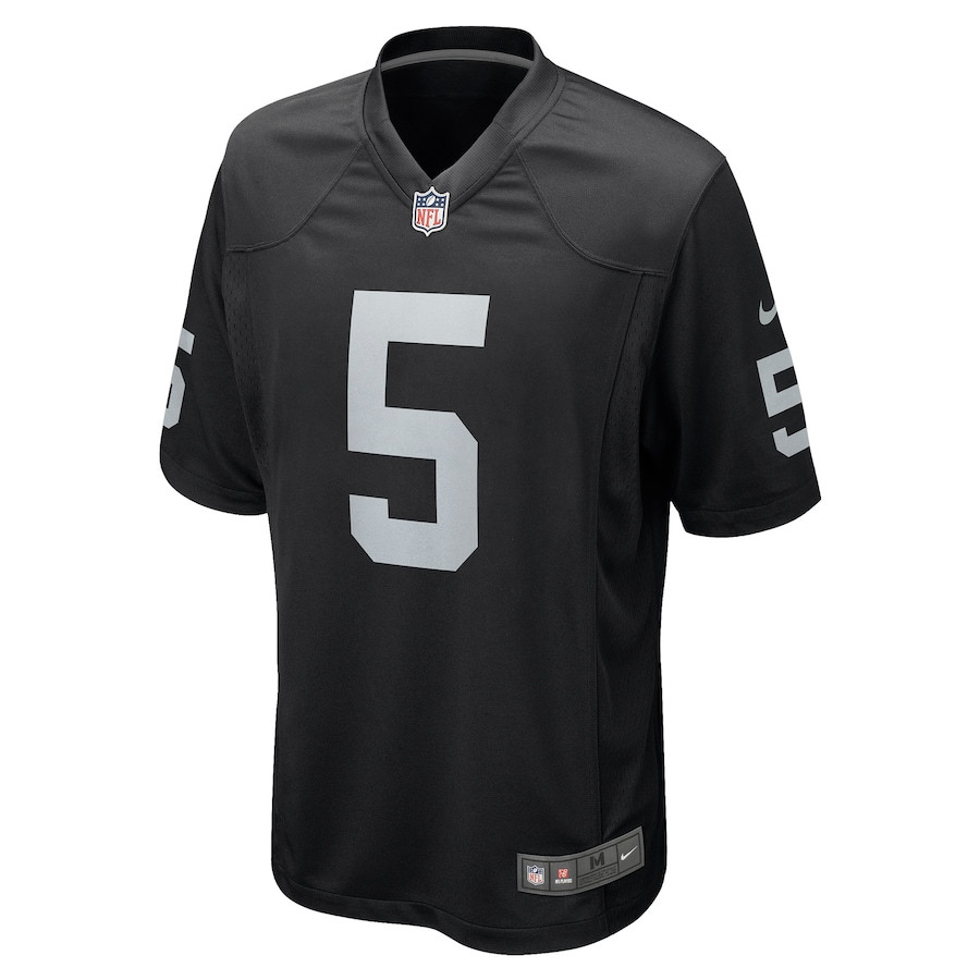 Divine Deablo 5 Las Vegas Raiders Game Black NFL Jersey Men's