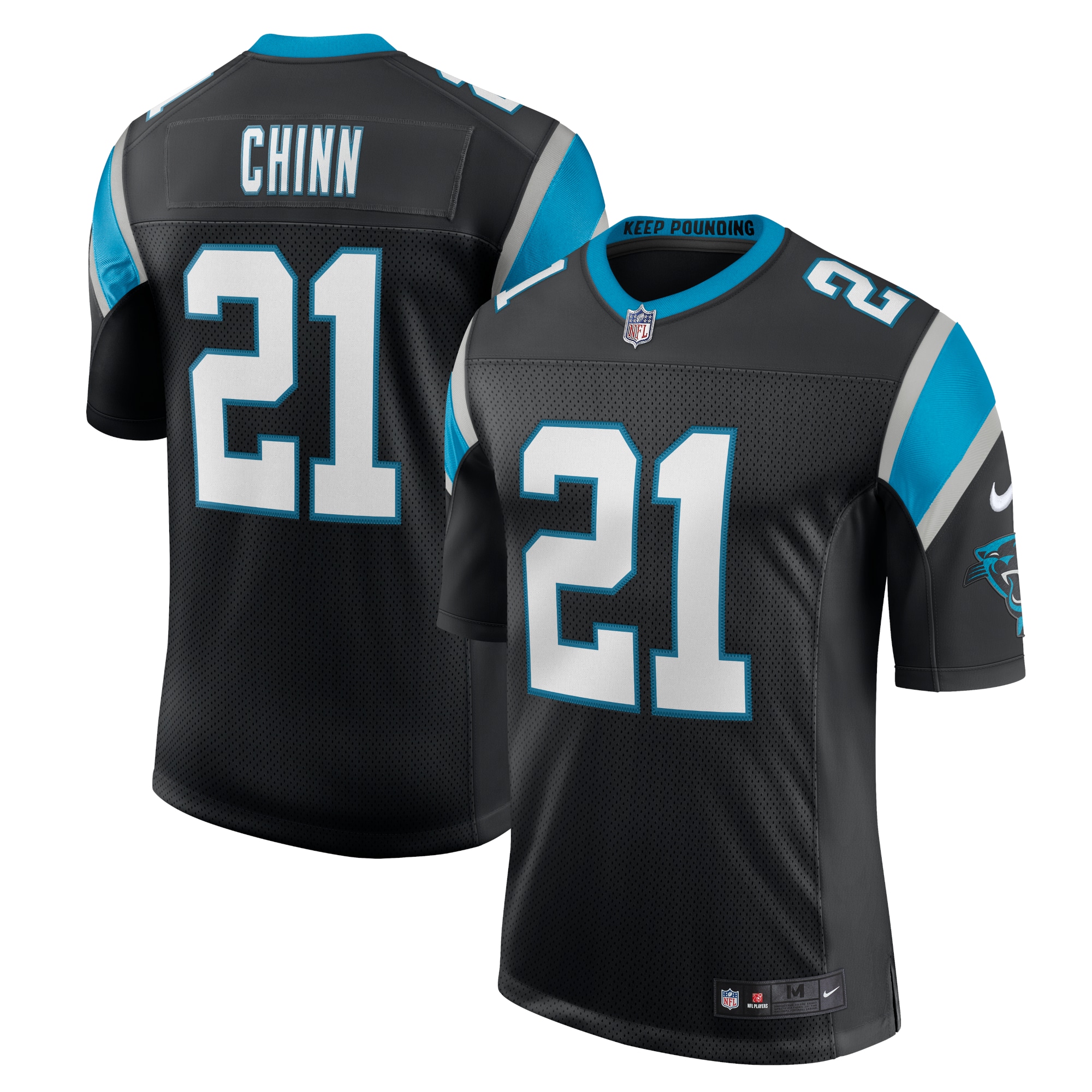 Carolina Panthers Jeremy Chinn Black Vapor Limited NFL Jersey Men's