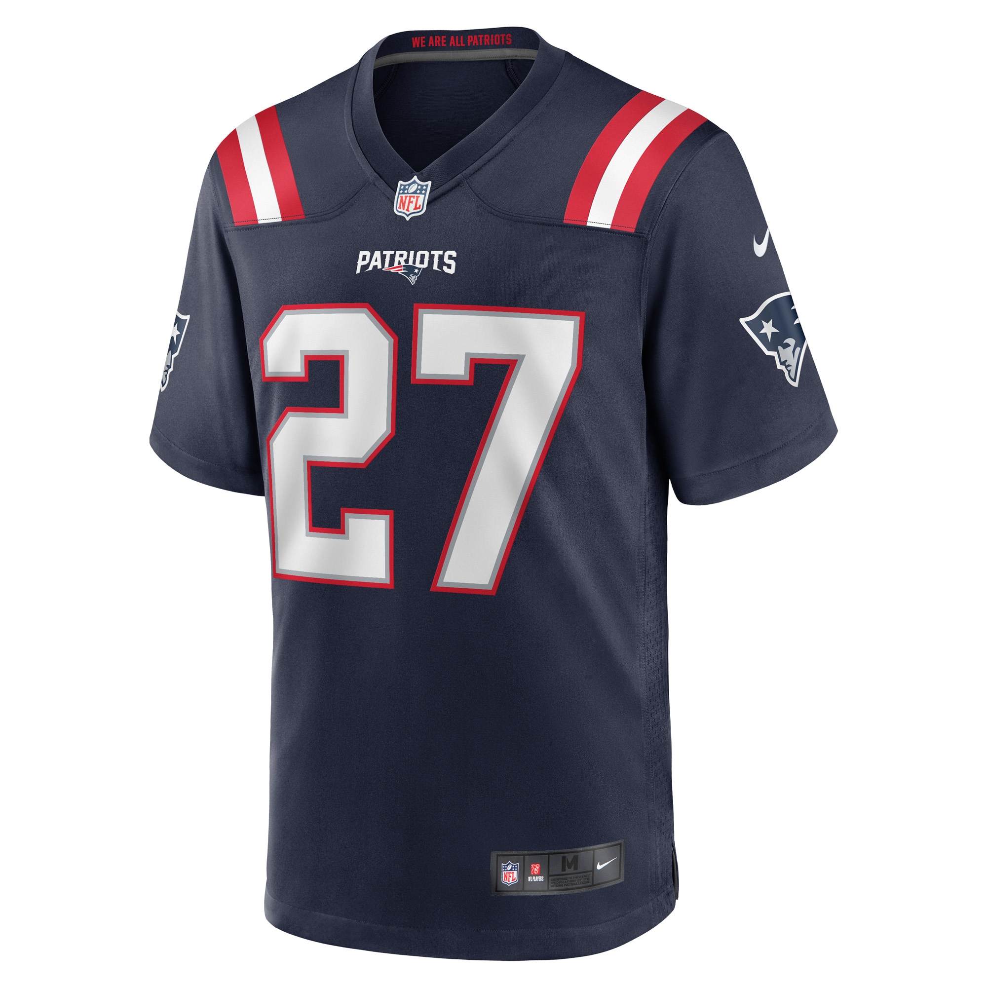 New England Patriots Myles Bryant Navy Game Player NFL Jersey Men's