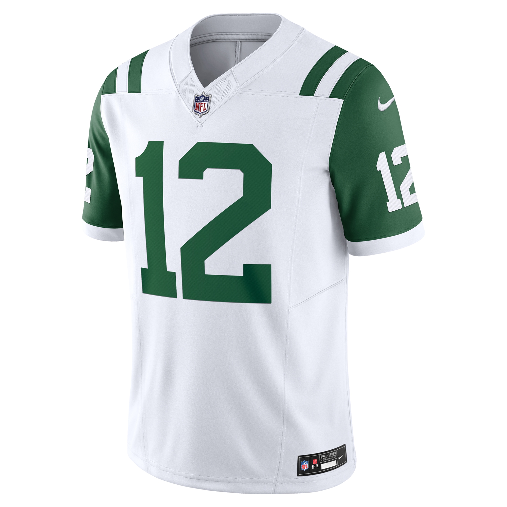 New York Jets Joe Namath White Classic Alternate Vapor F.U.S.E. Retired Player Limited NFL Jersey Men's