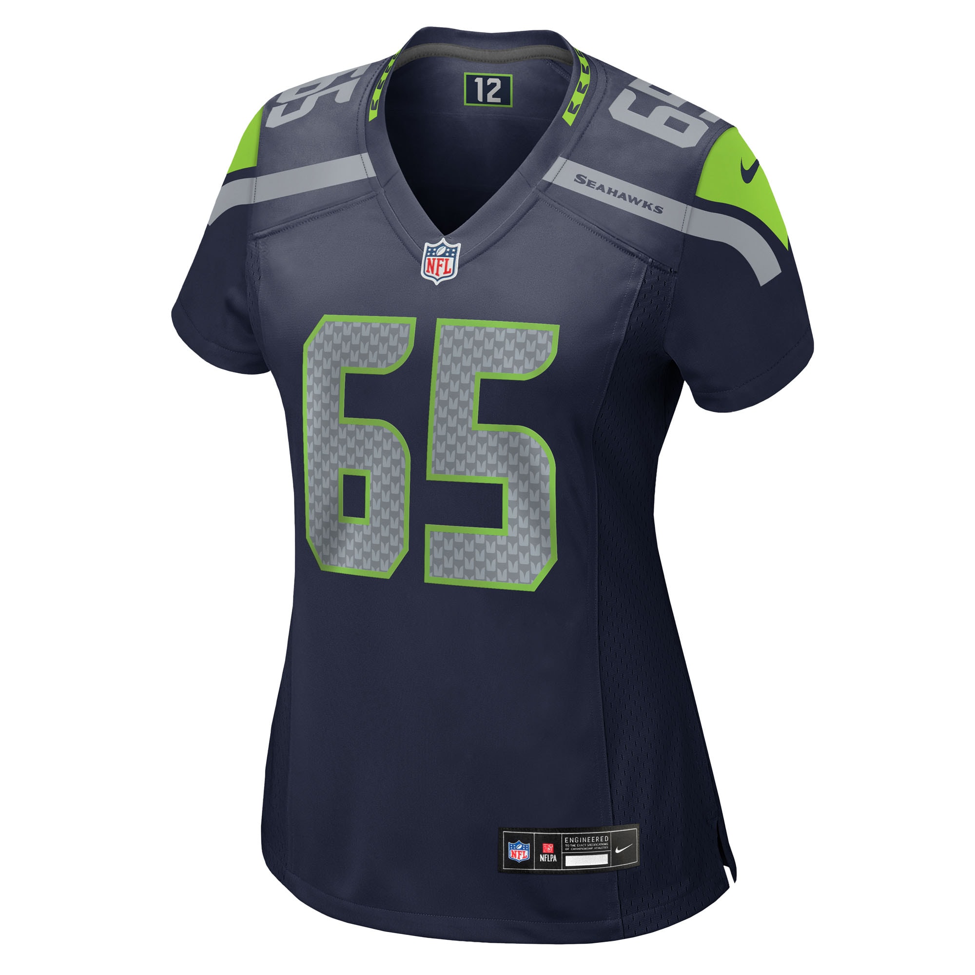 Seattle Seahawks Michael Jerrell College Navy Team Game NFL Jersey Women's
