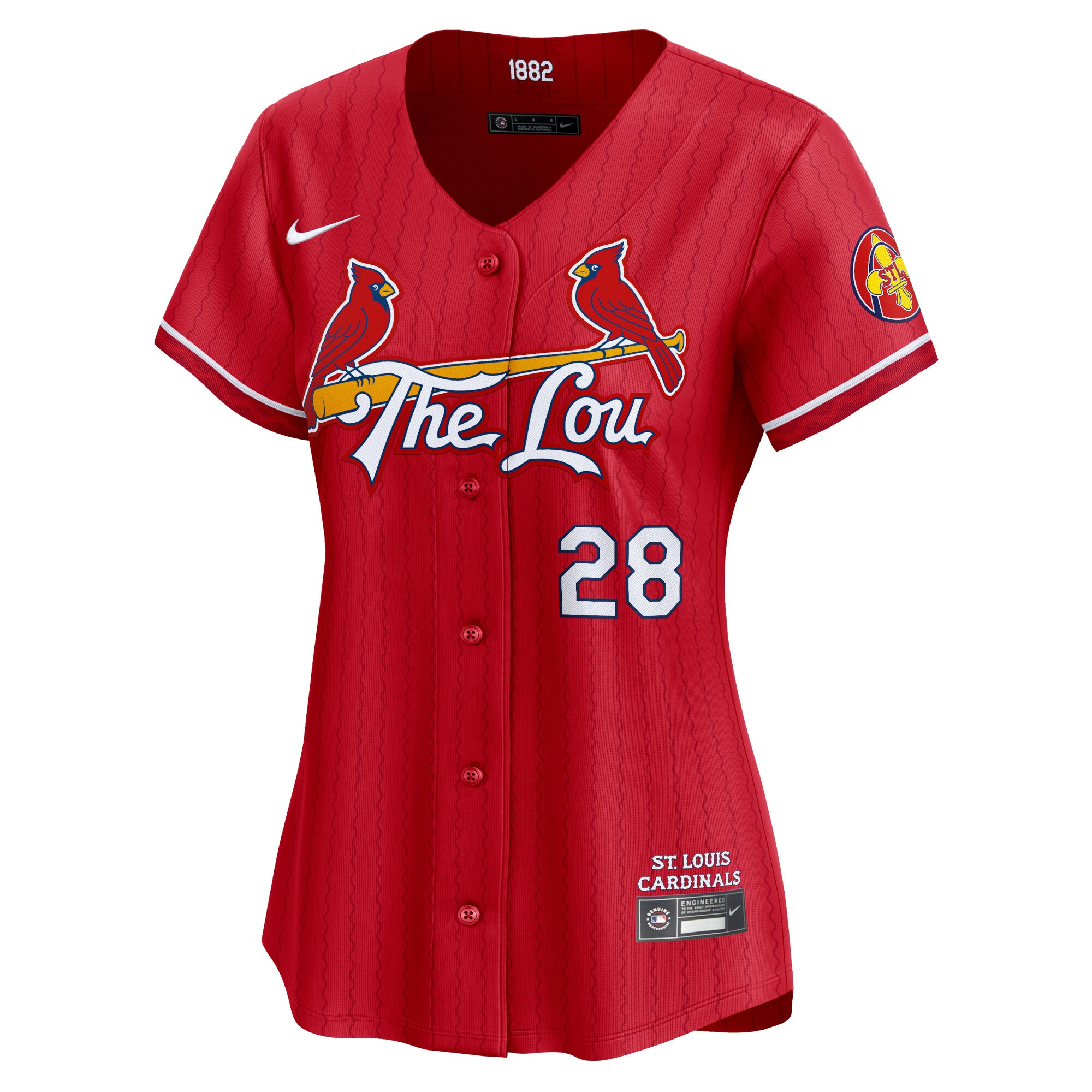 St. Louis Cardinals Nolan Arenado Red 2024 City Connect Limited Player MLB Jersey Women's