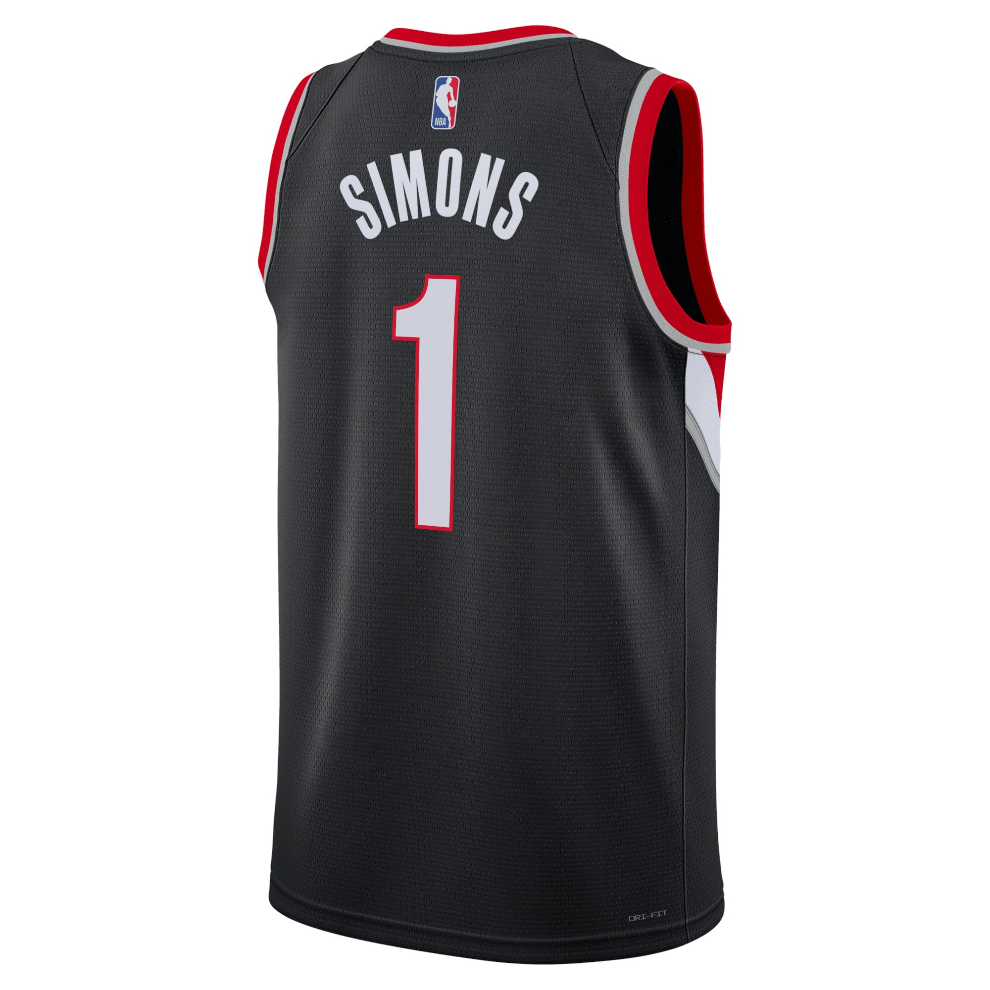 Portland Trail Blazers Icon Edition Swingman Black Anfernee Simon Unisex NBA Jersey Unisex