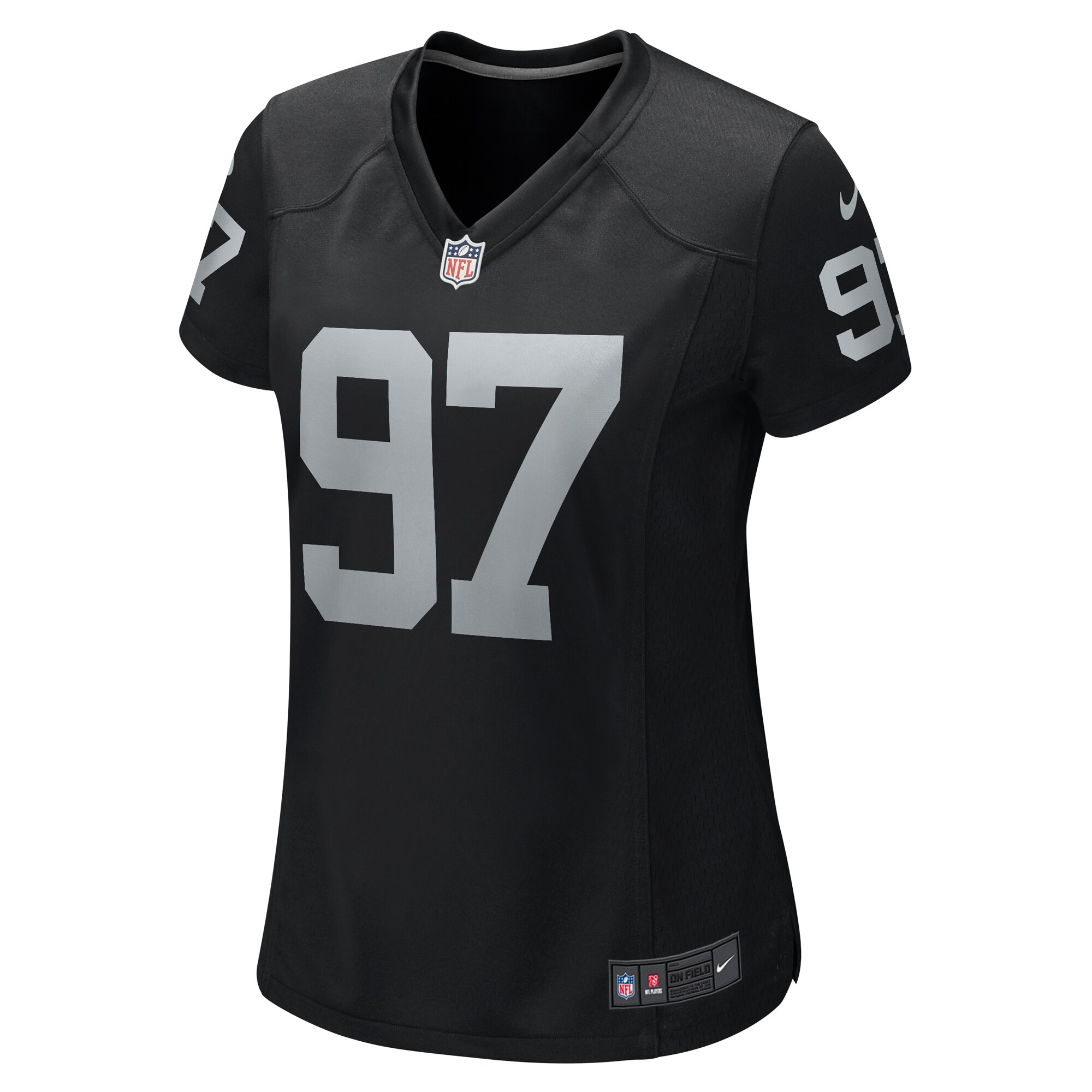 Las Vegas Raiders Janarius Robinson Black Team Game NFL Jersey Women's