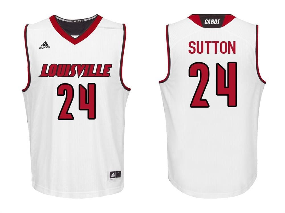 Dwayne Sutton 2 White College Louisville Cardinals NCAA Jersey Men's