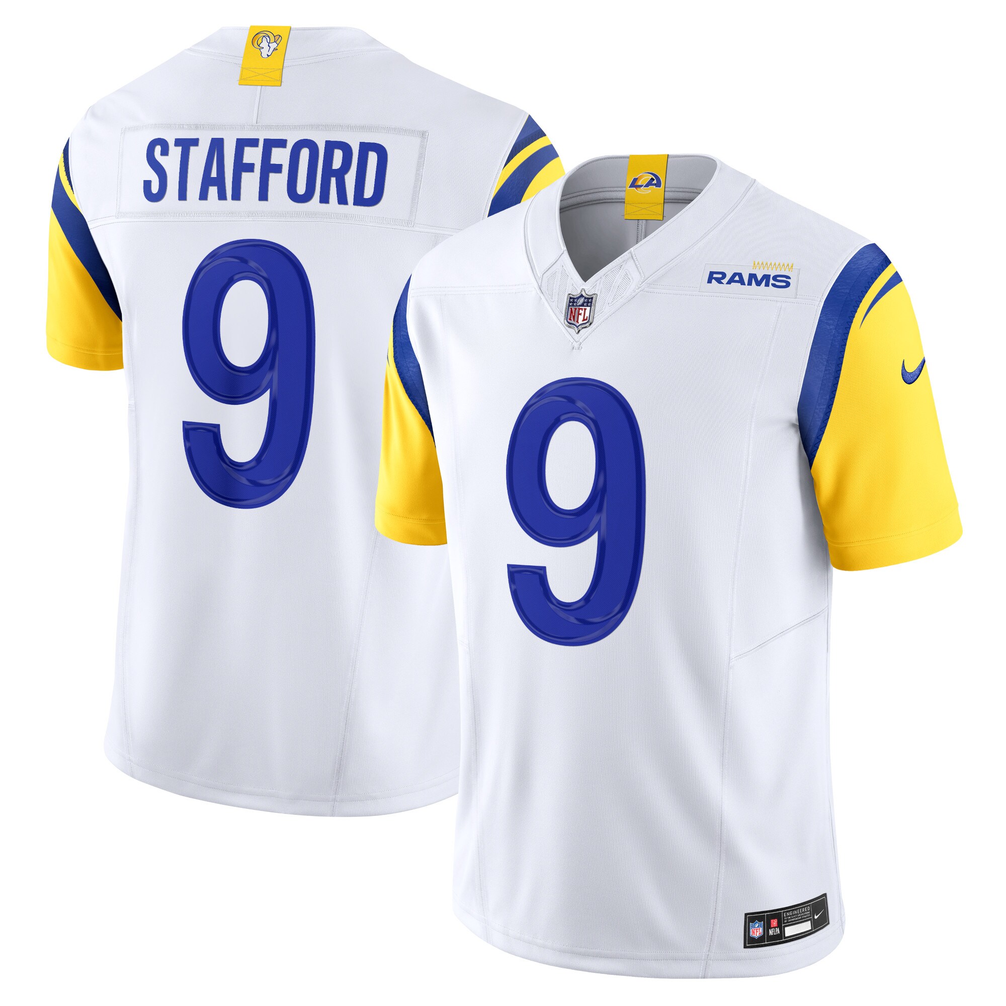 Los Angeles Rams Matthew Stafford White Vapor F.U.S.E. Limited NFL Jersey Men's