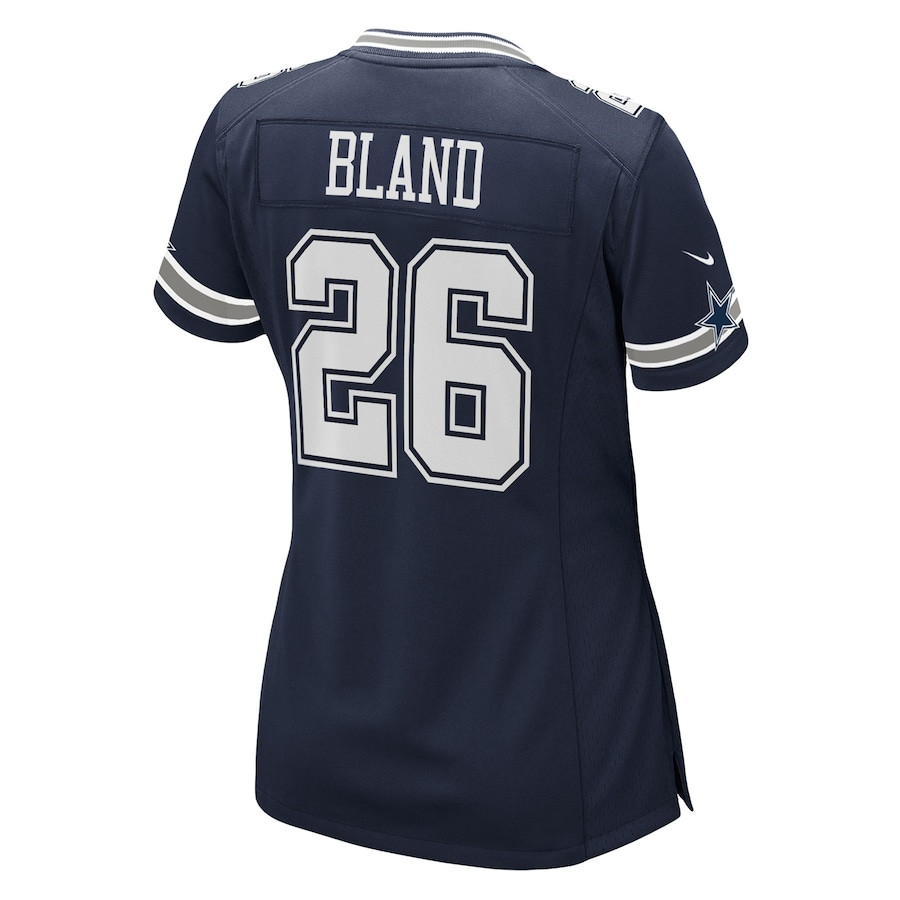 DaRon Bland 26 Dallas Cowboys Game Navy NFL Jersey Women's