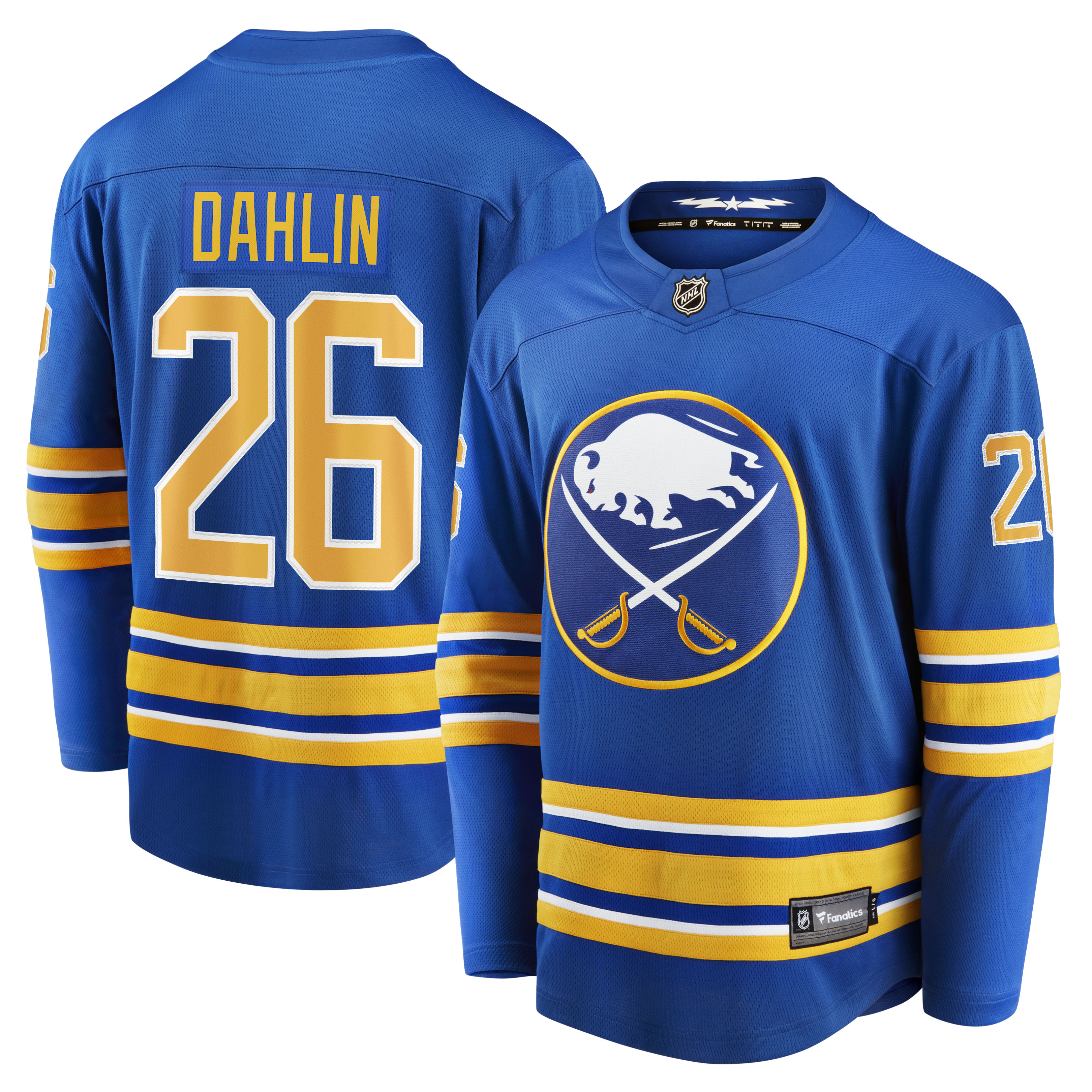 Buffalo Sabres Rasmus Dahlin Royal Home Breakaway NHL Jersey Men's