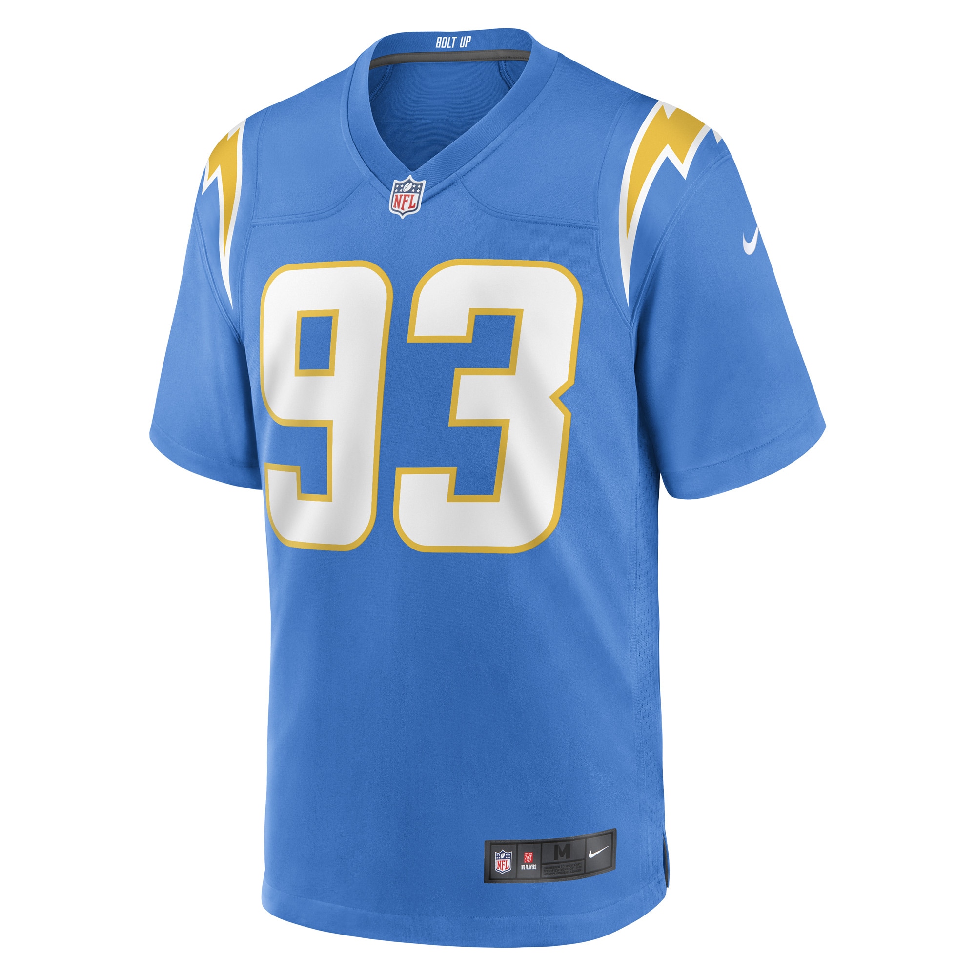 Los Angeles Chargers Otito Ogbonnia Powder Blue Game Player NFL Jersey Men's