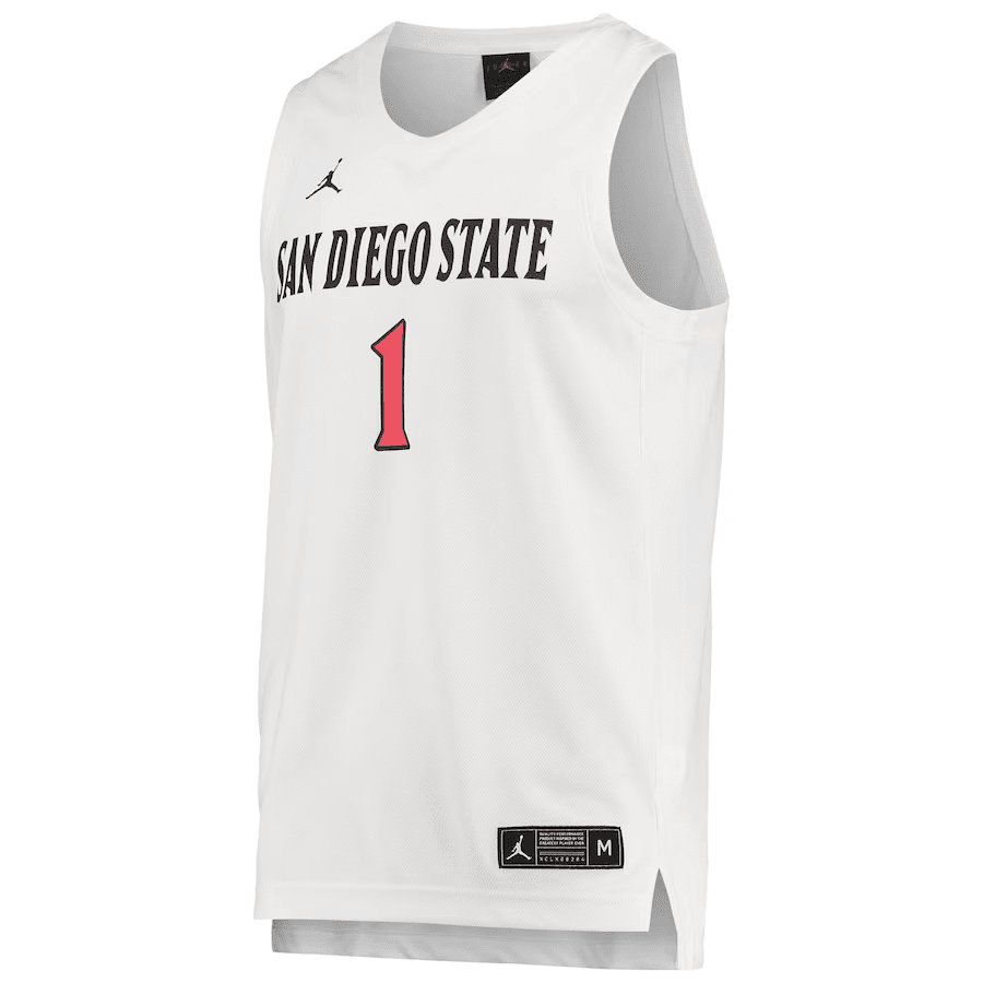 San Diego State Aztecs Team Me White NCAA Jersey Men's