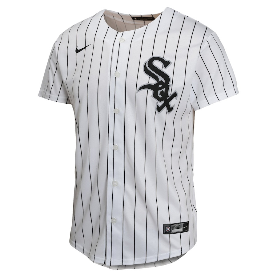 Yoan Moncada 10 Chicago White Sox Home Game Player White MLB Jersey Youth
