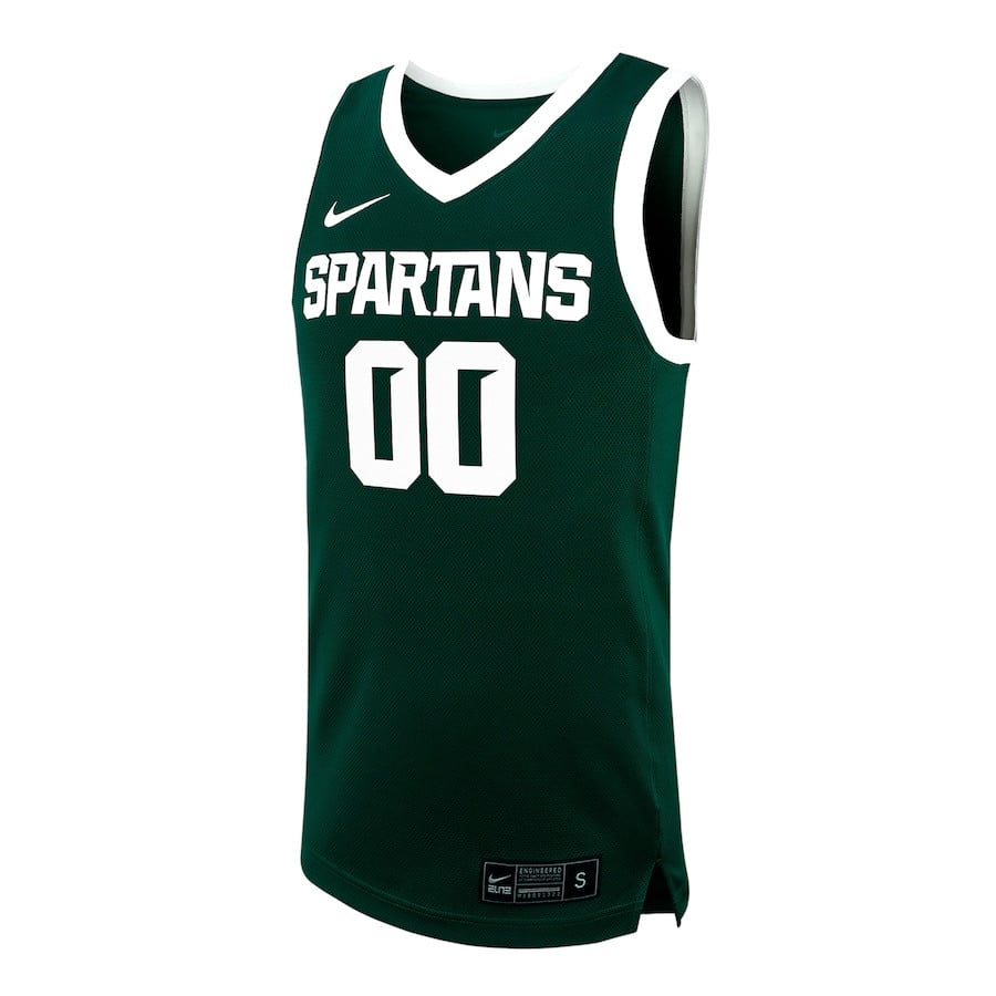 Michigan State Spartan Unisex NIL Custom Green NCAA Jersey Unisex