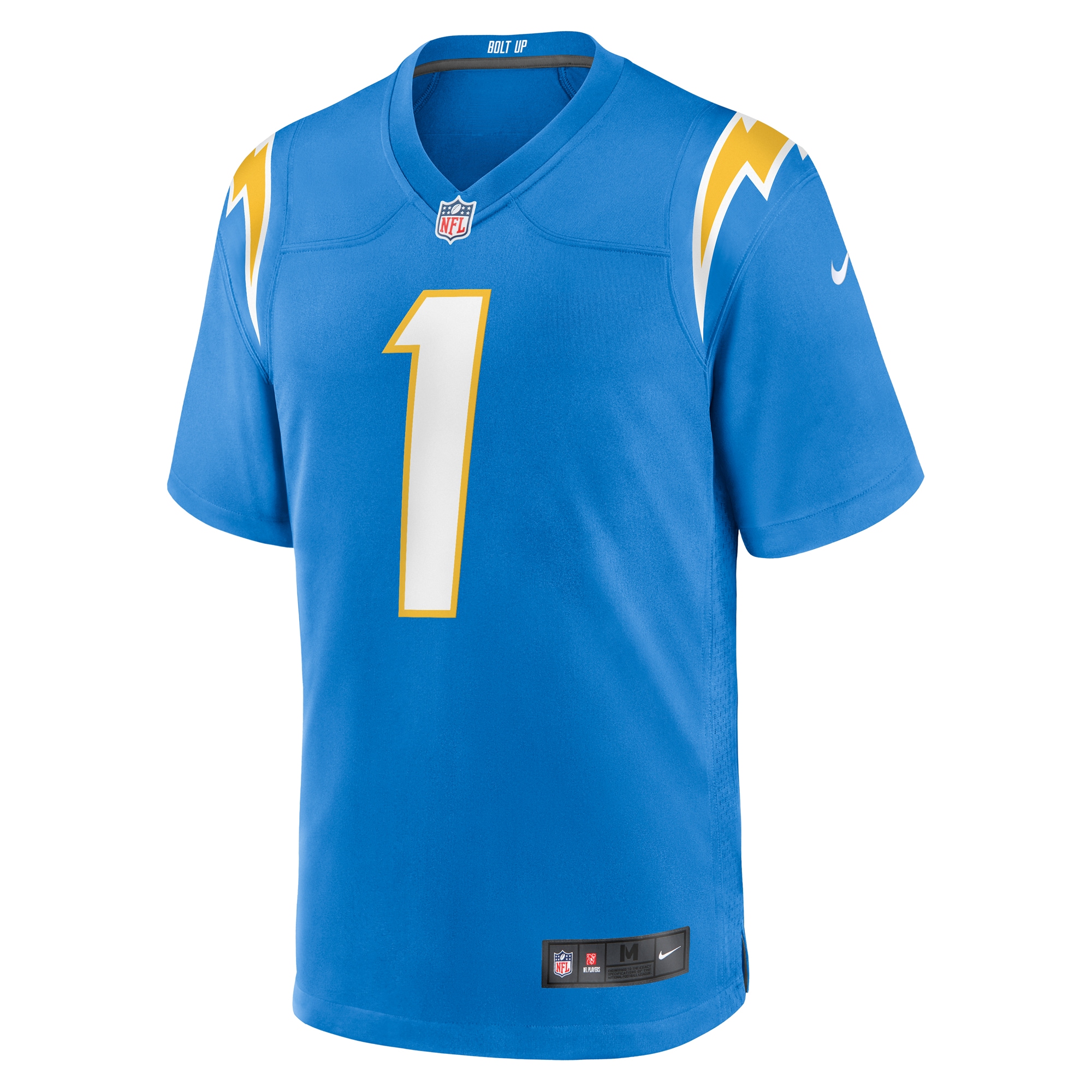 Los Angeles Chargers Quentin Johnston Powder Blue Game Player NFL Jersey Men's