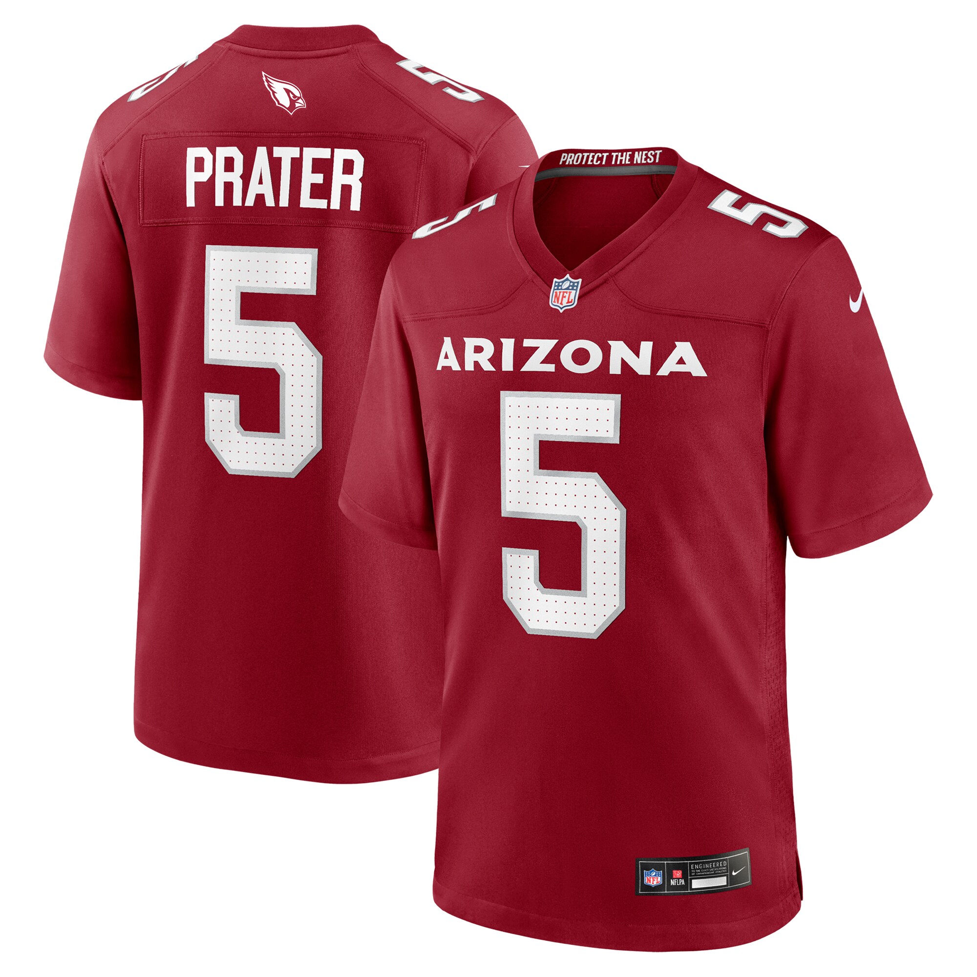 Arizona Cardinals Matt Prater Cardinal Team Game NFL Jersey Men's
