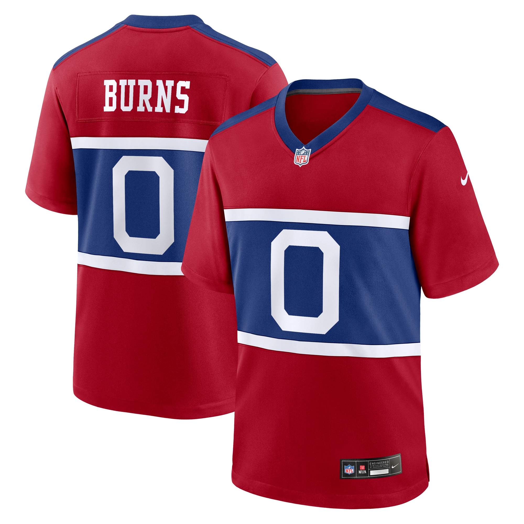 New York Giants Brian Burns Century Red Alternate Game NFL Jersey Men's