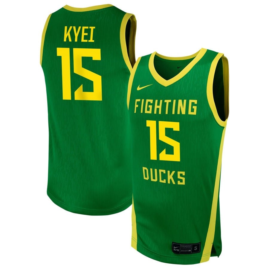 Phillipina Kyei 15 Oregon Duck Unisex NIL Green NCAA Jersey Unisex