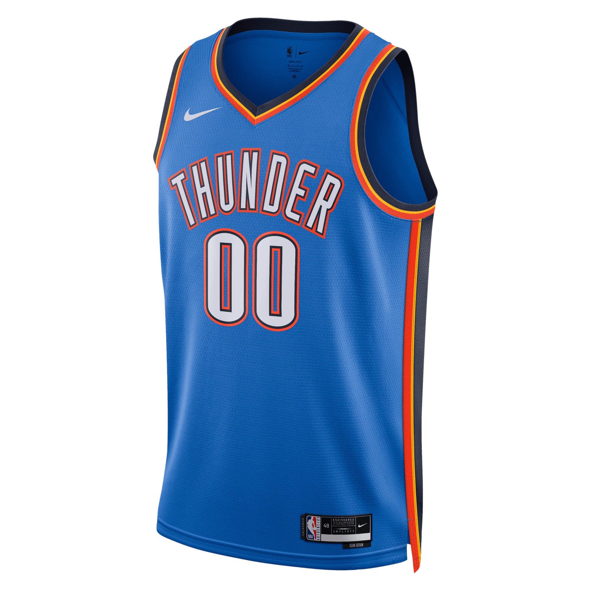 Oklahoma City Thunder Icon Swingman Custom Unisex NBA Jersey Unisex