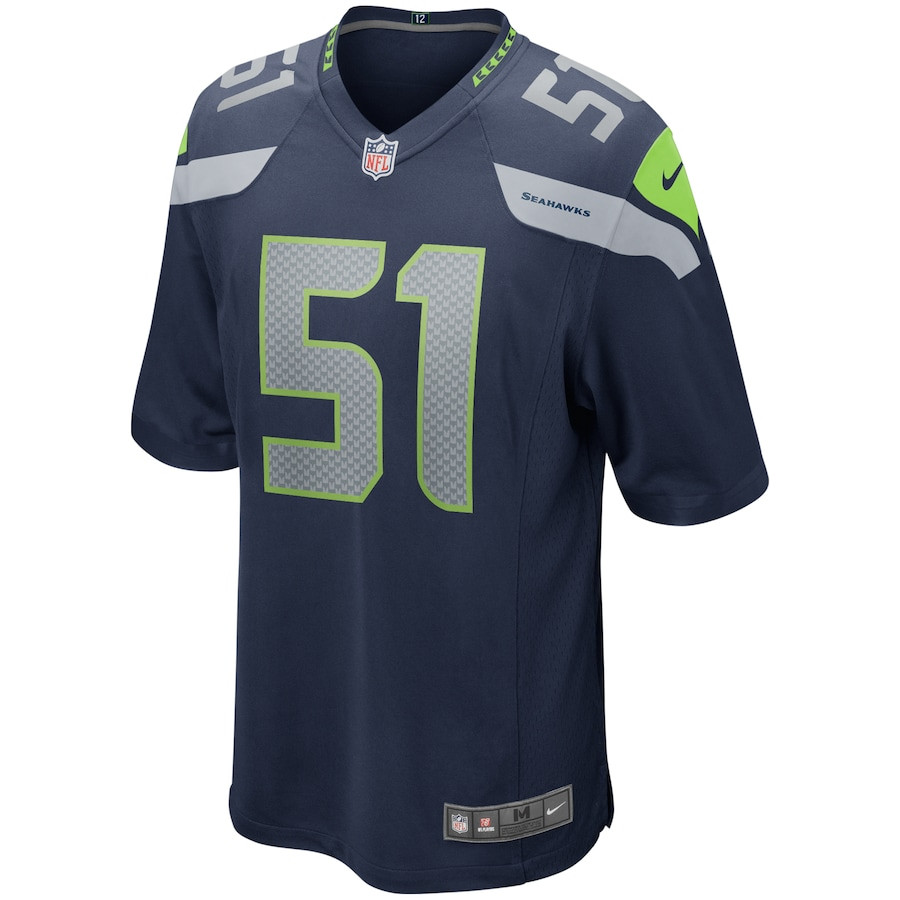 Lofa Tatupu 51 Seattle Seahawks Game Retired College Navy NFL Jersey Men's