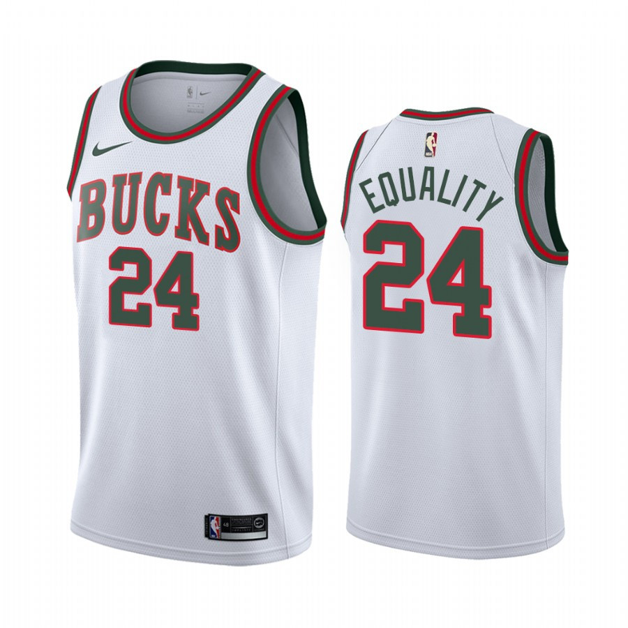 Pat Connaughton Equality 24 Bucks Classic NBA Jersey Men's