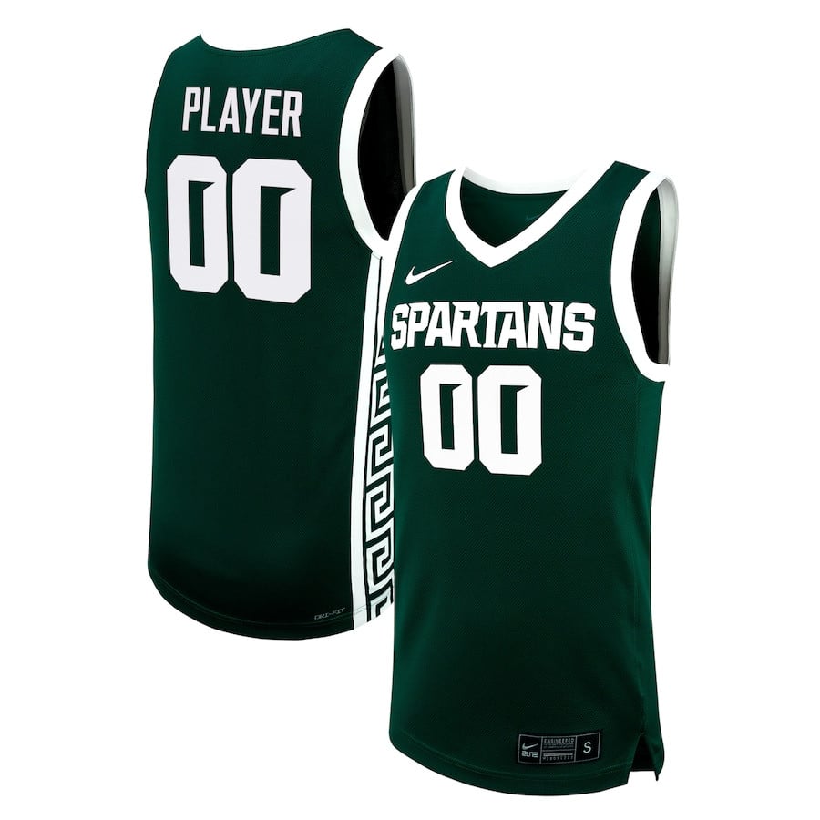 Michigan State Spartan Unisex NIL Custom Green NCAA Jersey Unisex
