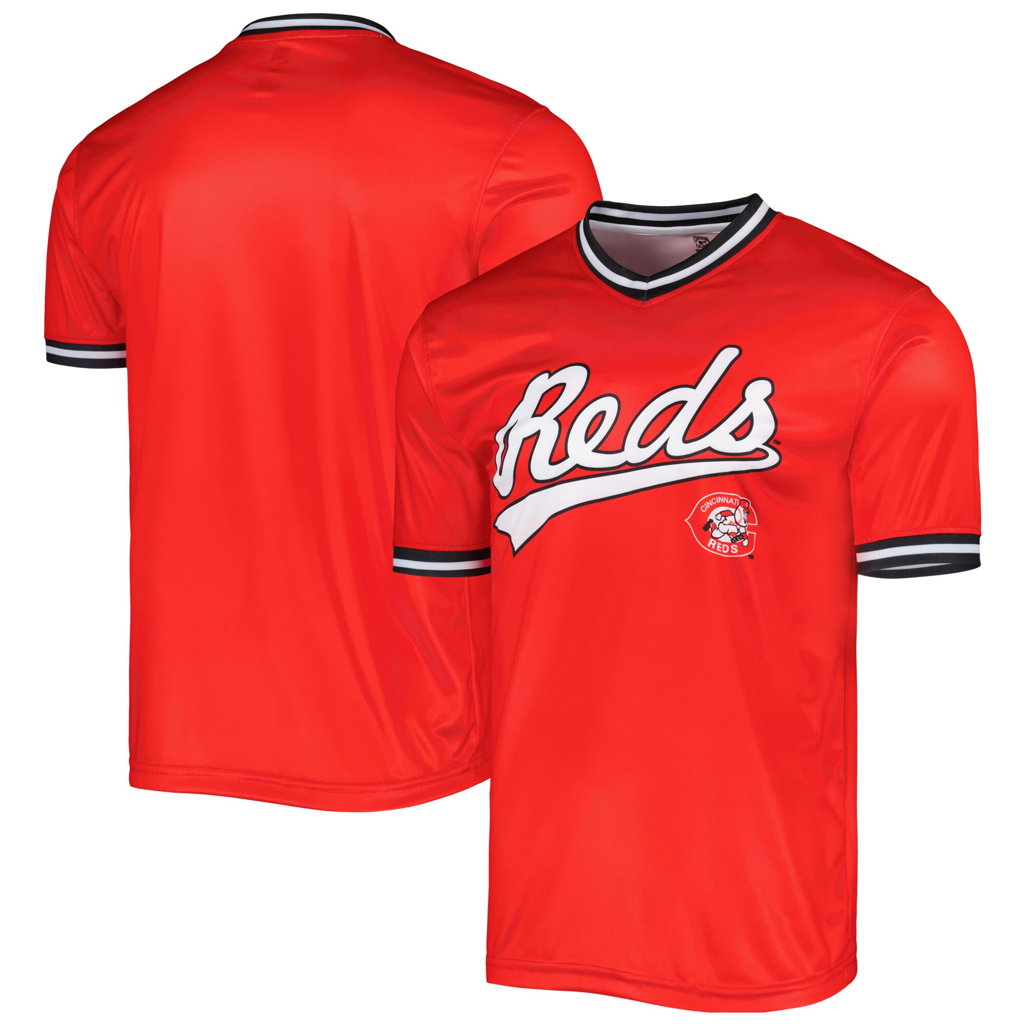 Cincinnati Reds Stitches Red Cooperstown Collection Team MLB Jersey Men's