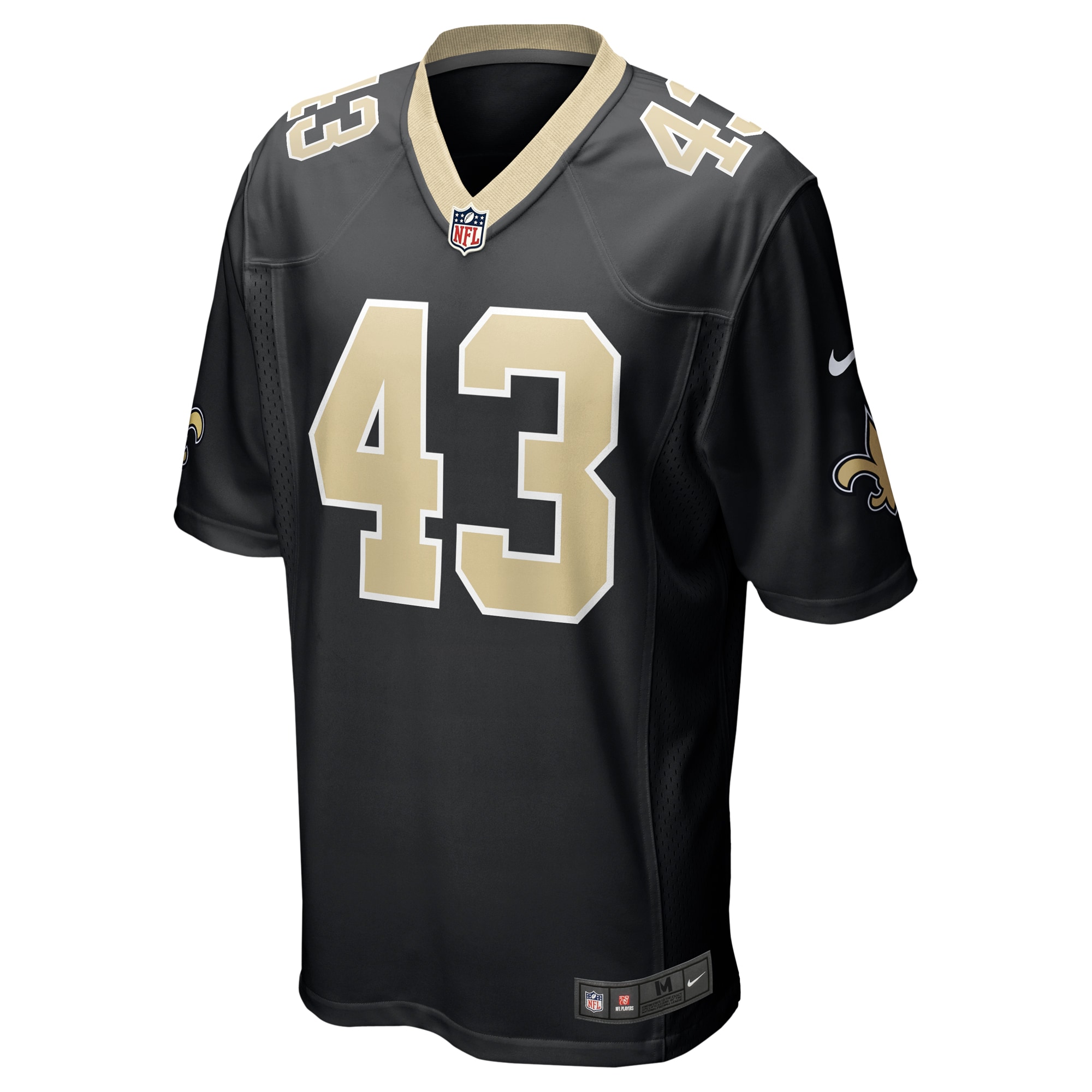 New Orleans Saints Ryan Connelly Black Team Game NFL Jersey Men's
