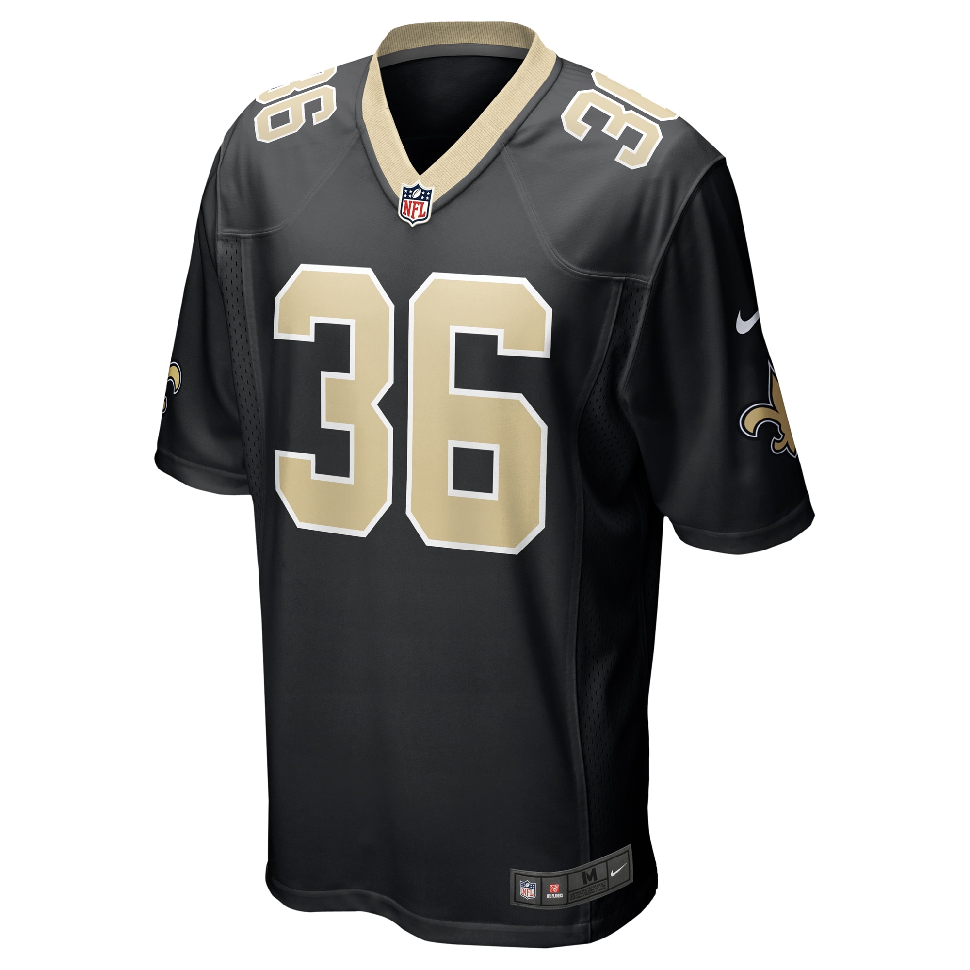 New Orleans Saints Rico Payton Black Game NFL Jersey Men's
