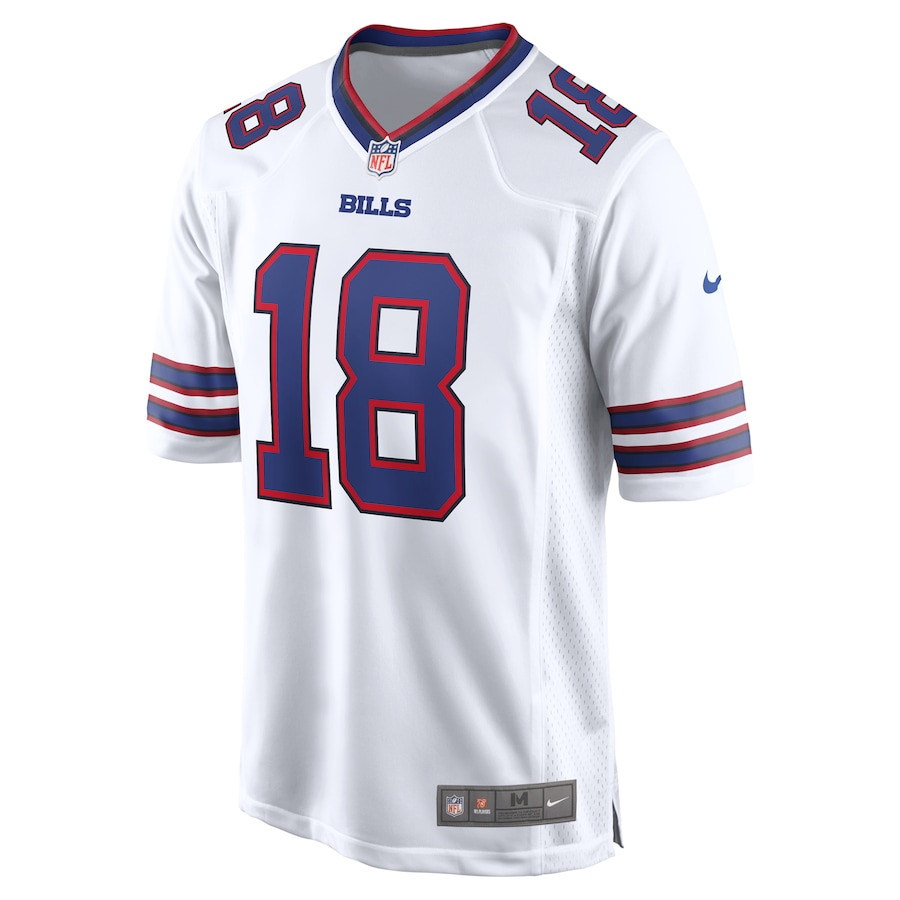 Amari Cooper 18 Buffalo Bills Game White NFL Jersey Men's