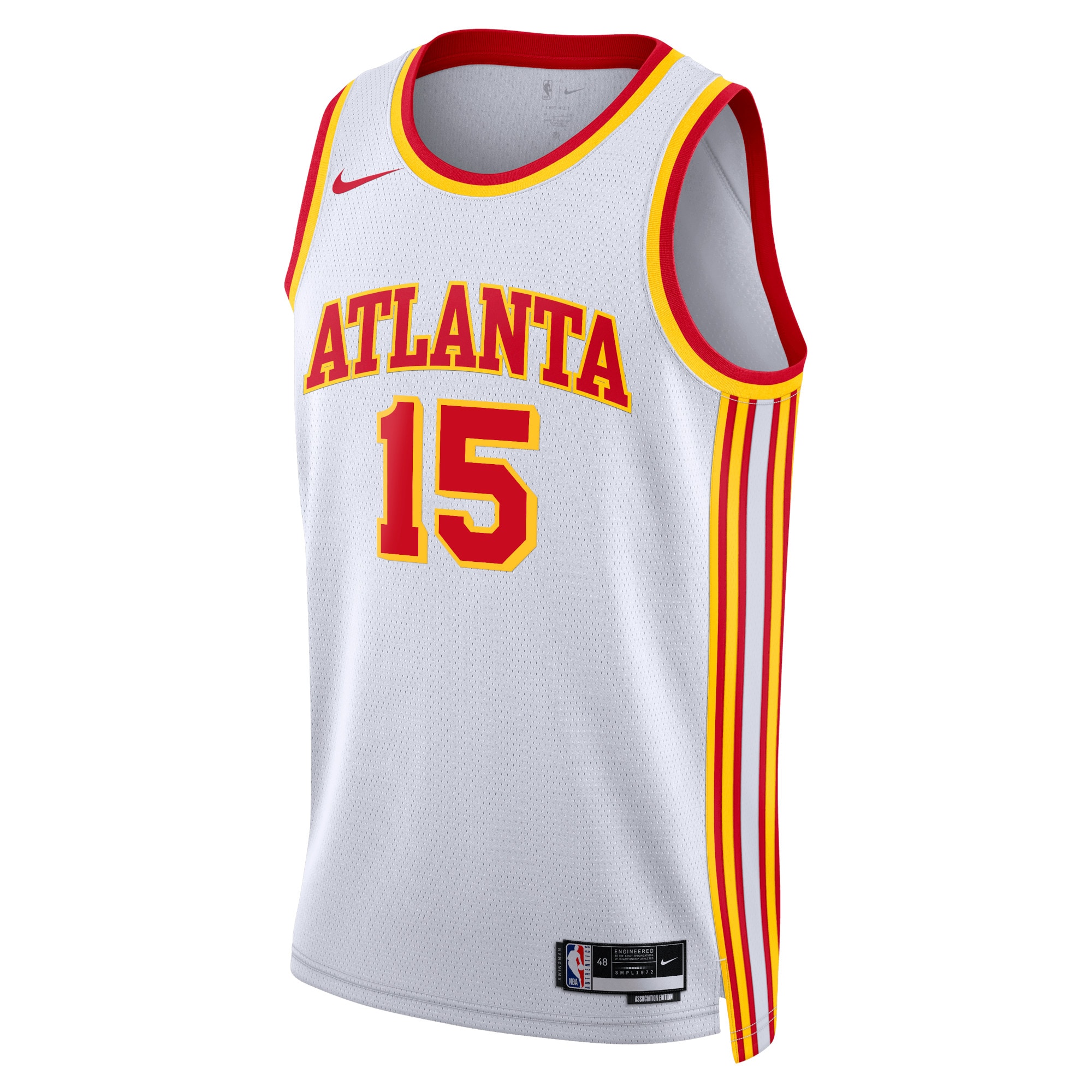 Atlanta Hawks Association Edition Swingman White Clint Capel Unisex NBA Jersey Unisex