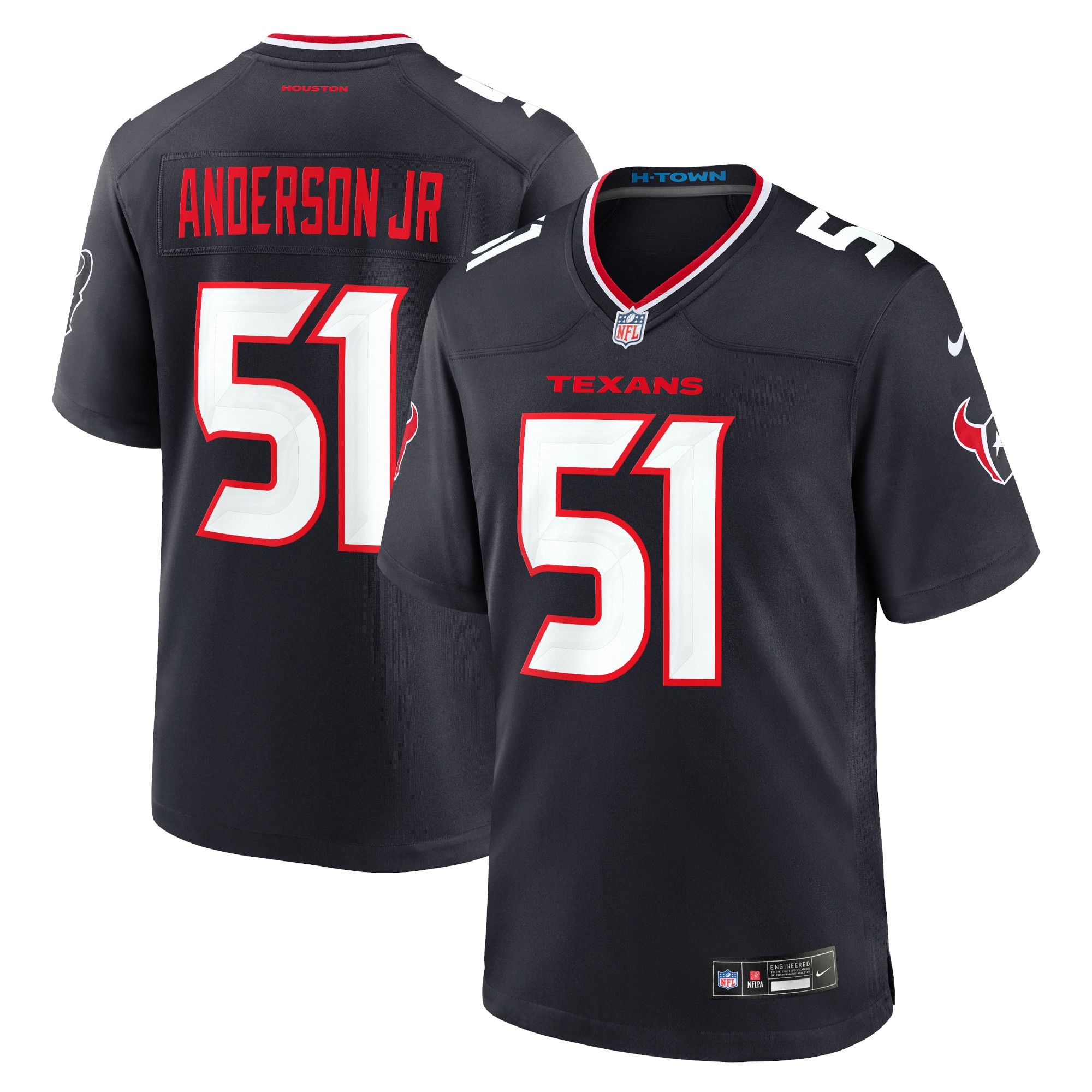 Houston Texans Will Anderson Jr. Navy Game NFL Jersey Men's